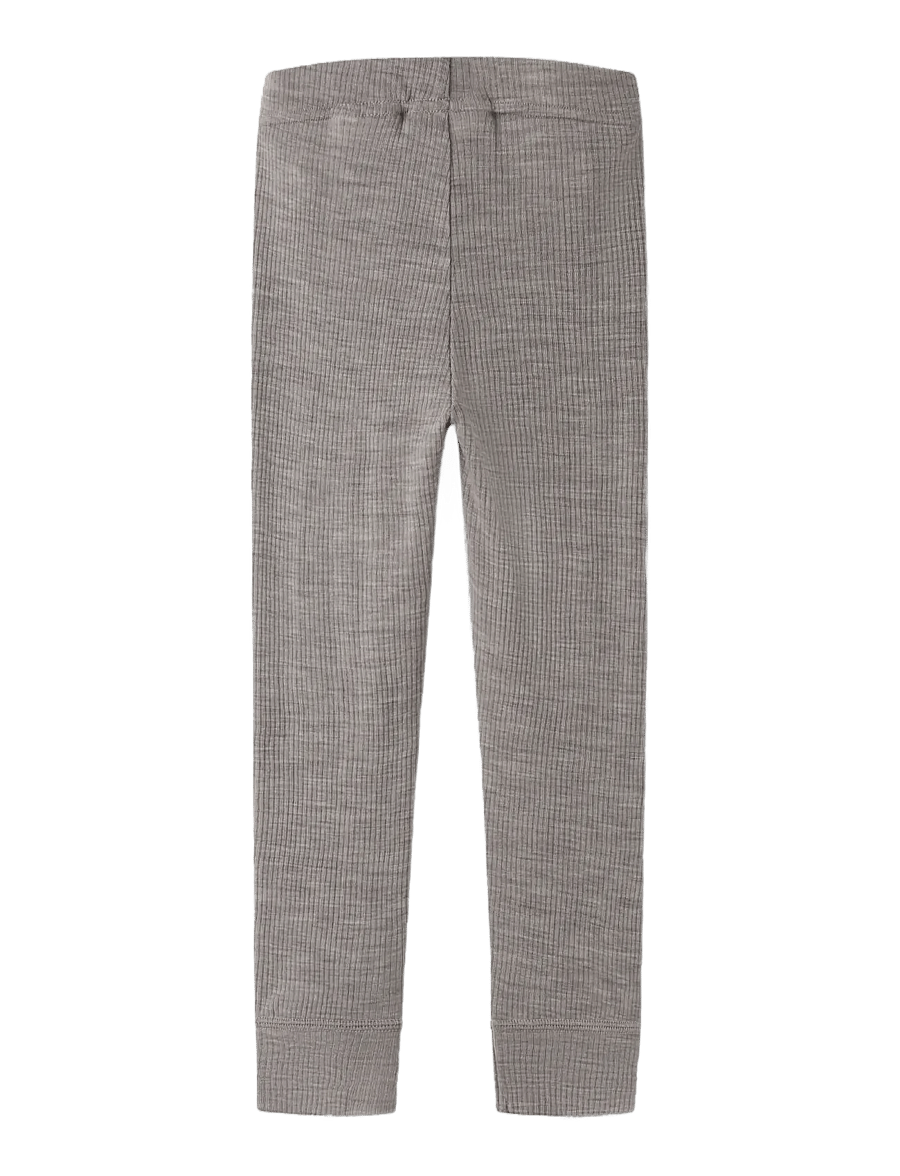 name it - NMNWAX WOOL RIB LEGGING NOOS - satellite - 1