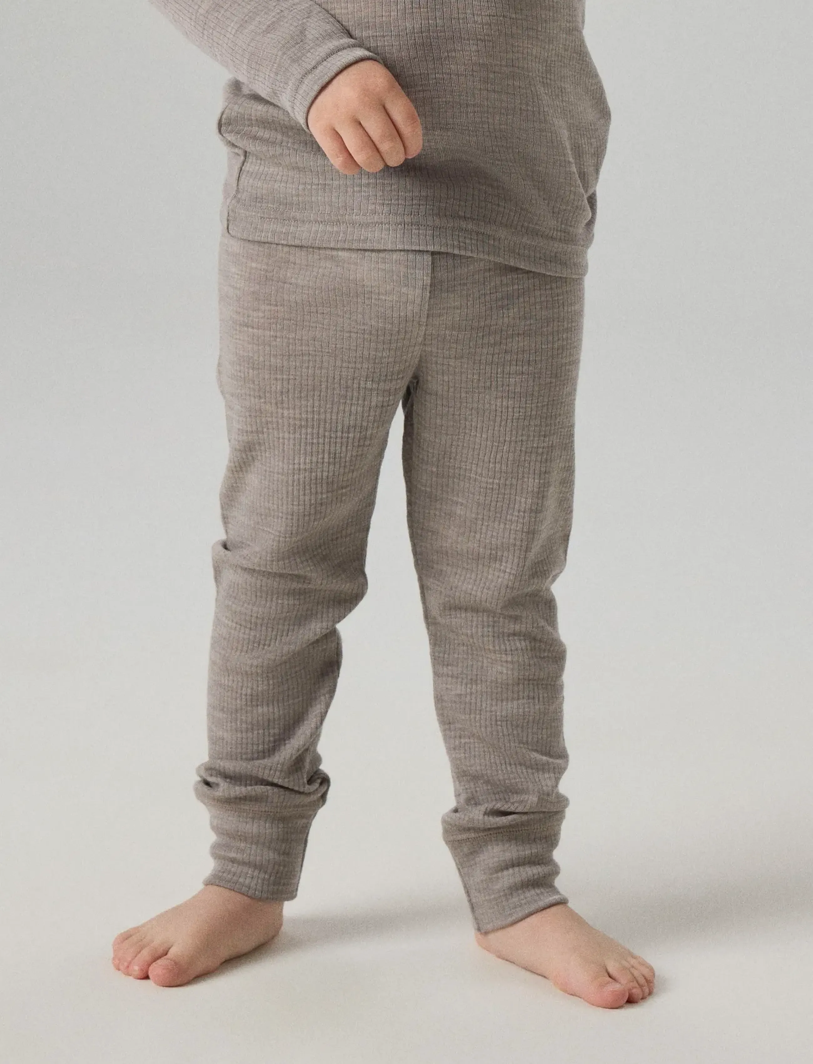 name it - NMNWAX WOOL RIB LEGGING NOOS - satellite - 3
