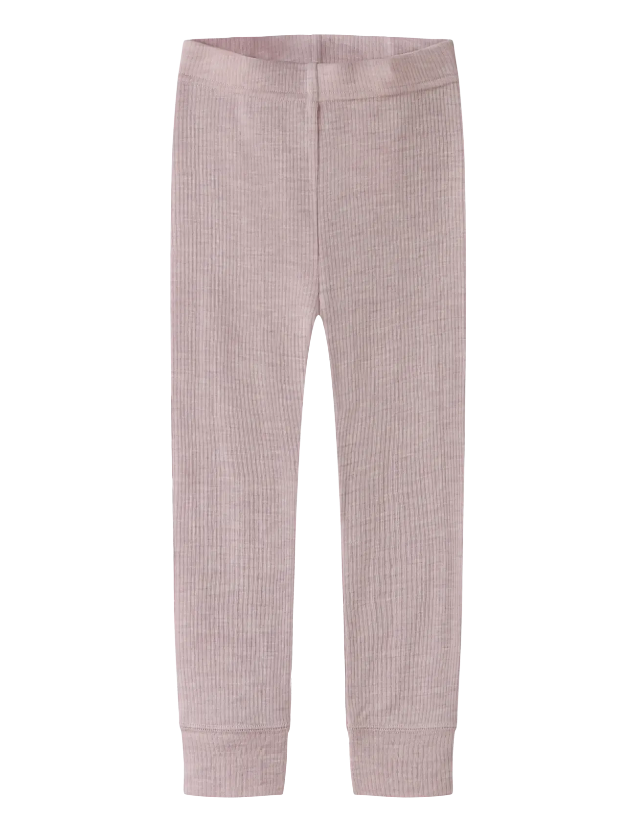 name it Nmnwax Wool Rib Legging Noos, 104, Purple, Underdele > Leggings, Børn