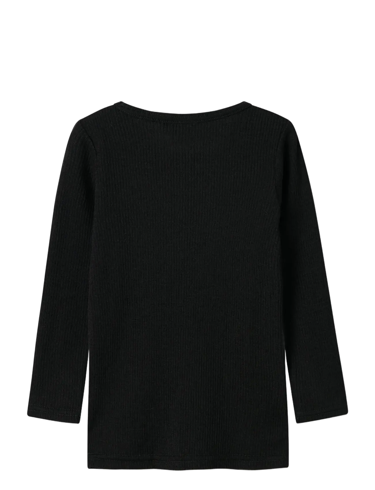 name it - NMNWAX WOOL RIB LS TOP NOOS - underställ baby - black - 1