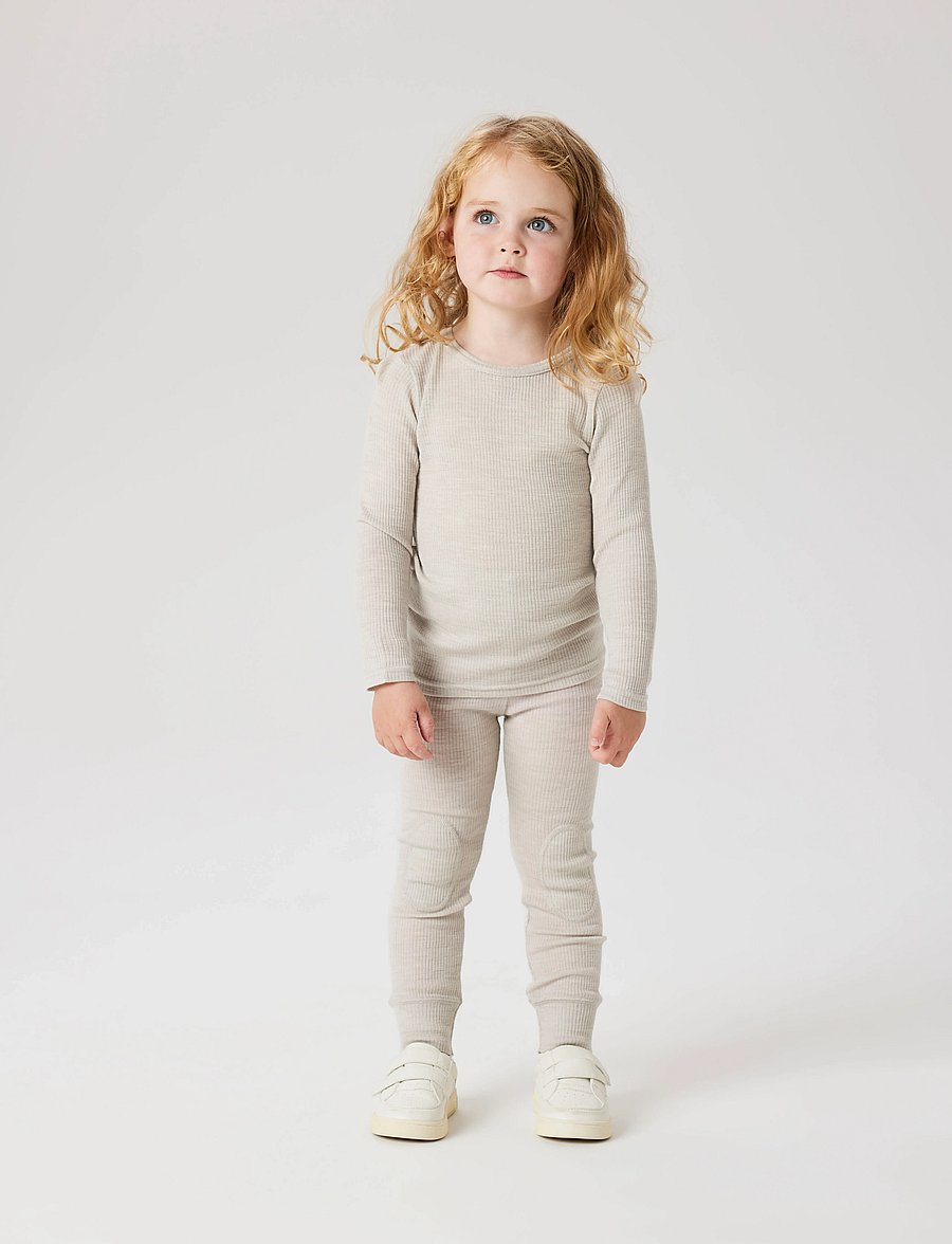 name it - NMNWAX WOOL RIB LS TOP NOOS - underställ baby - nacreous cloud - 4