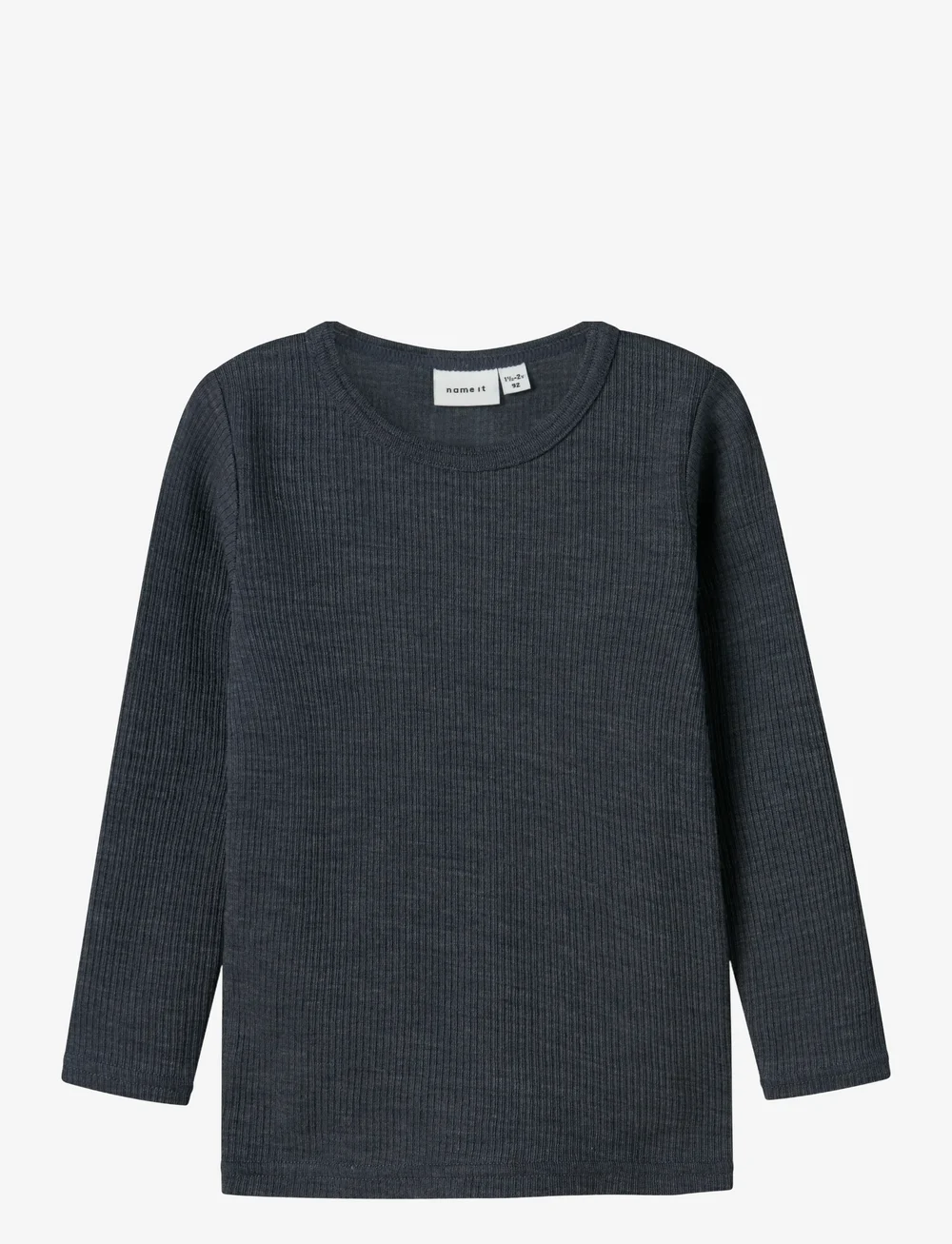 name it - NMNWAX WOOL RIB LS TOP NOOS - langärmelig - ombre blue - 1