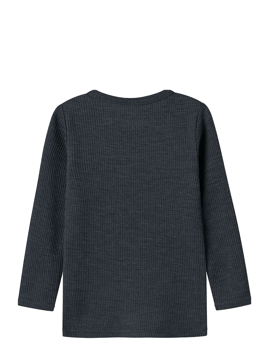 name it - NMNWAX WOOL RIB LS TOP NOOS - langärmelig - ombre blue - 2