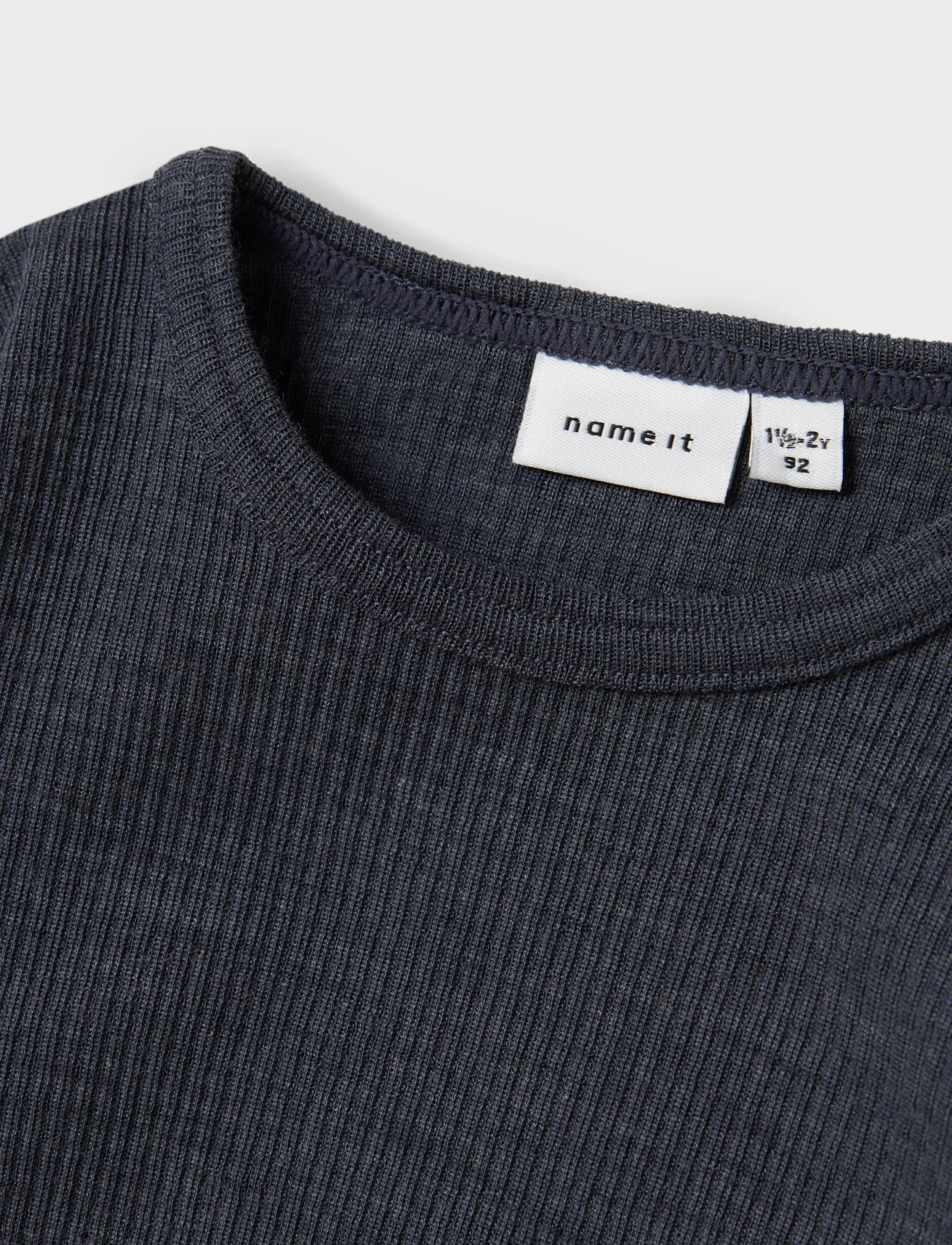 name it - NMNWAX WOOL RIB LS TOP NOOS - langärmelig - ombre blue - 4
