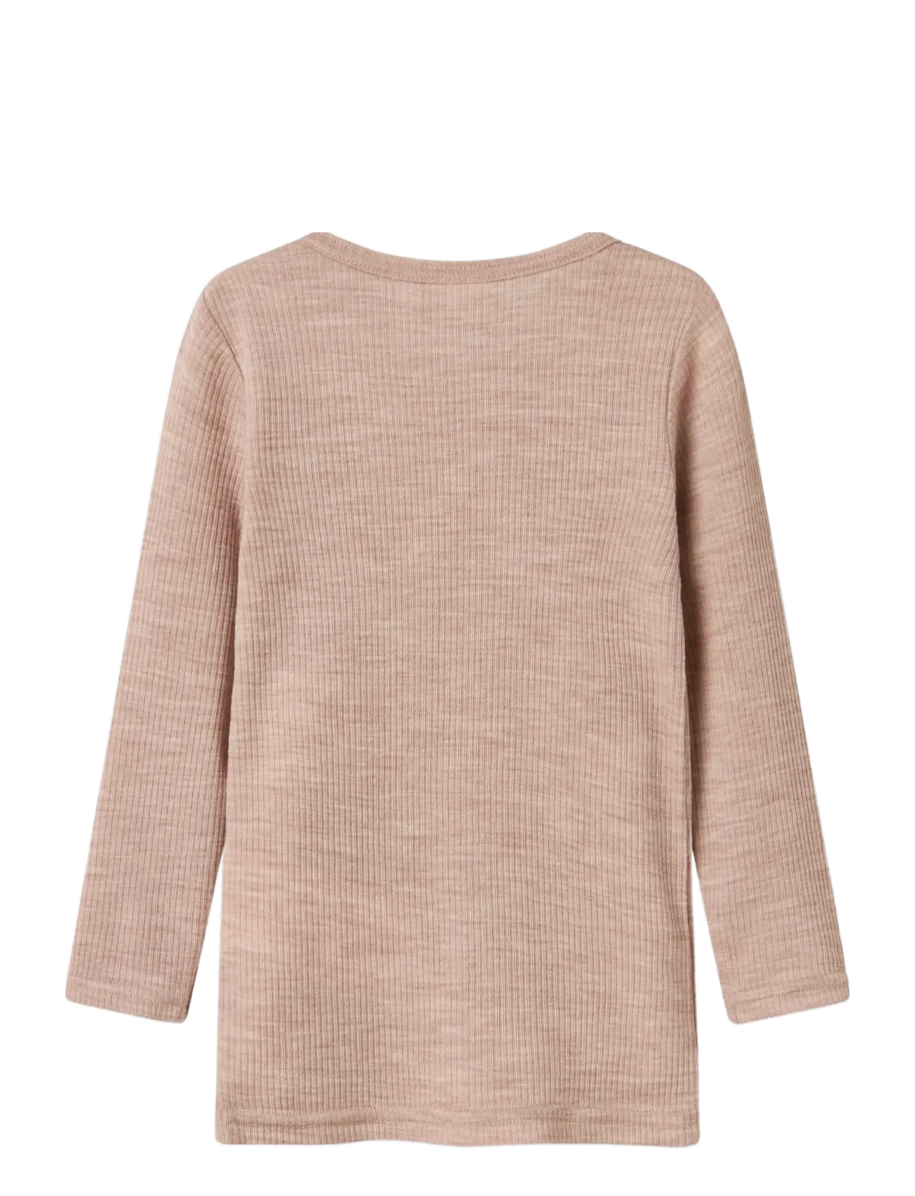 name it - NMNWAX WOOL RIB LS TOP NOOS - underställ baby - shadow gray - 2