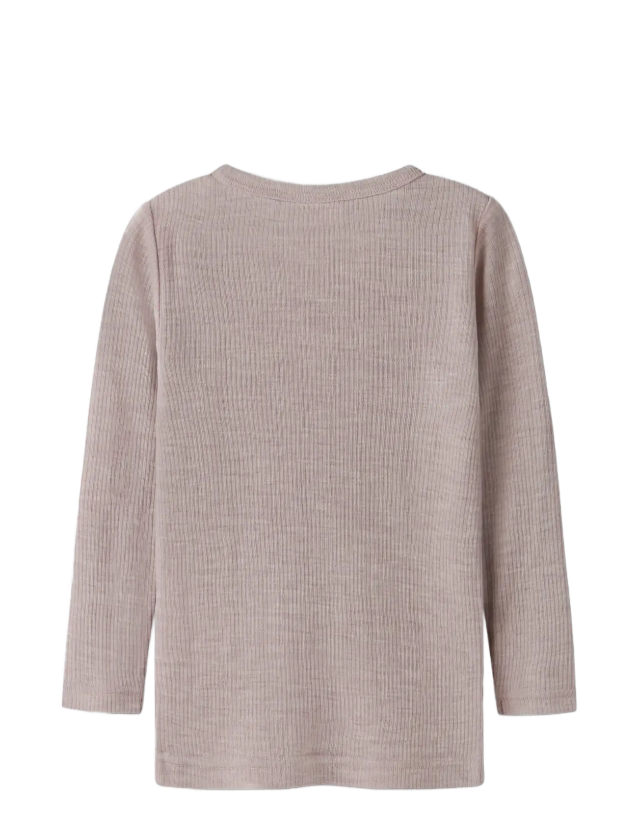 name it - NMNWAX WOOL RIB LS TOP NOOS - long-sleeved t-shirts - violet ice - 1