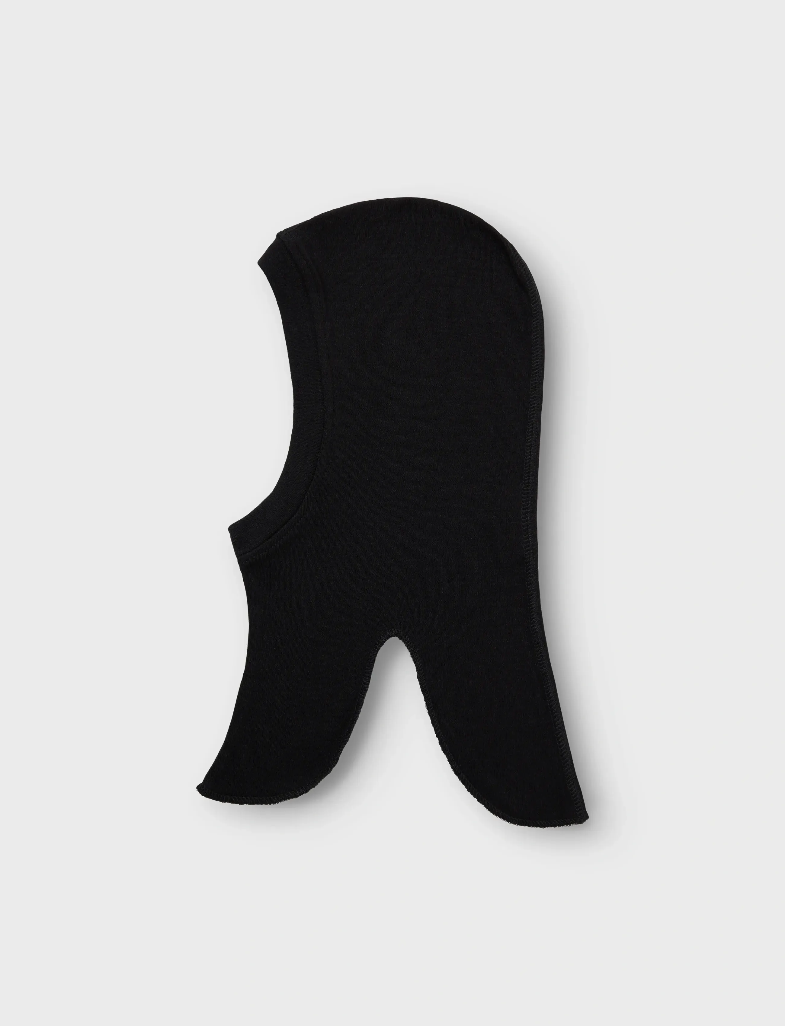 name it Nmnwillit Wool Balaclava Noos, Børn, Elefanthue, Sort, Str: 48-49
