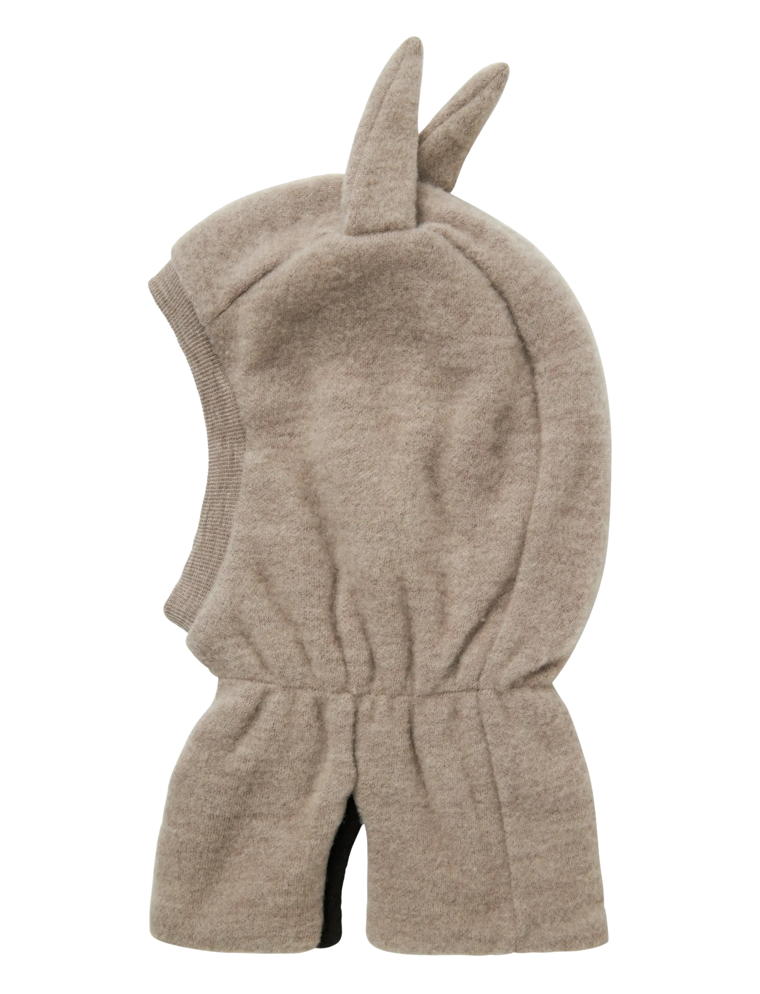 name it Nmfwmino W/Ear Wo/Po Bru Balaclav W/Fle, 48-49, Headwear, Beige - Balaclava, Kinder