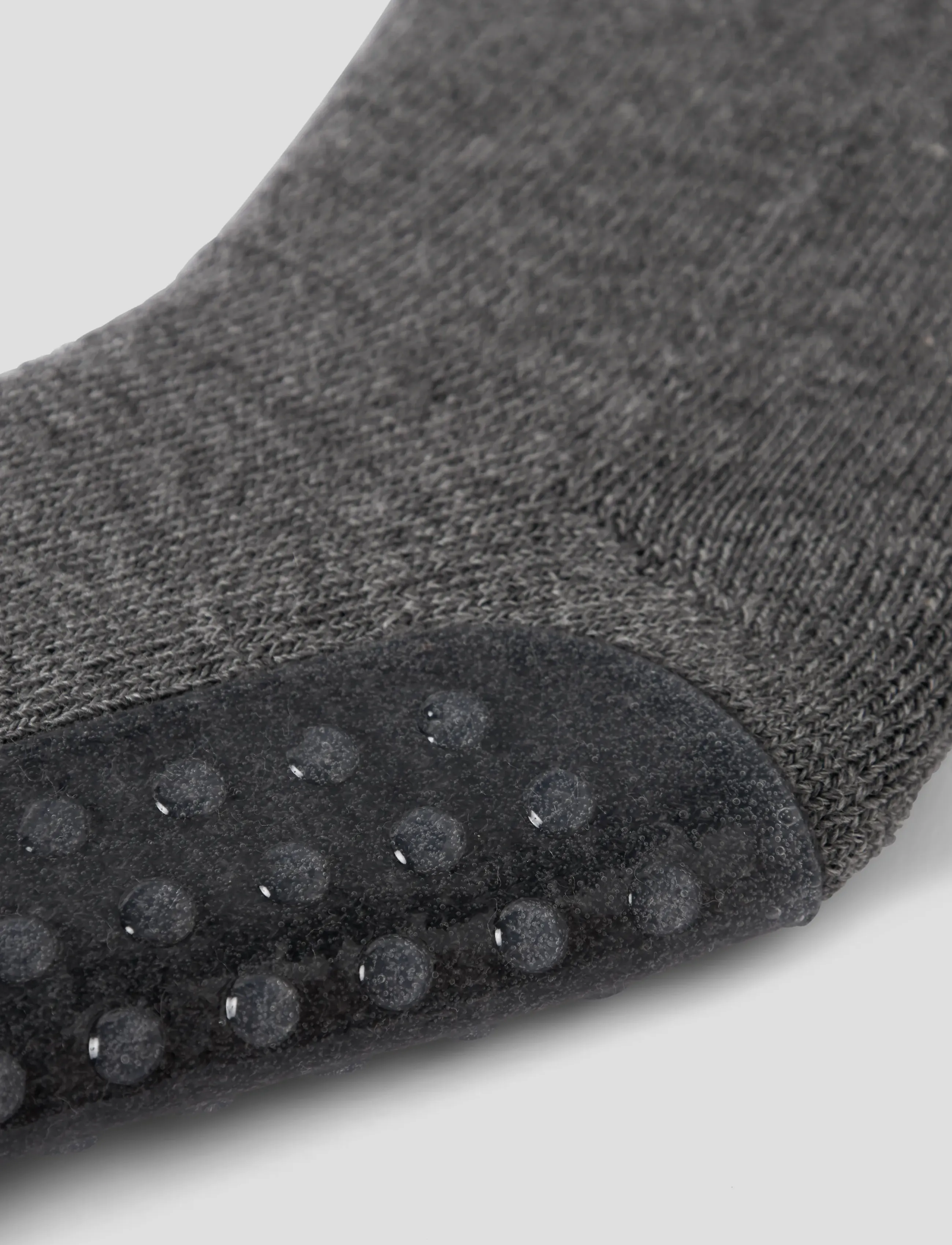 name it - NMMWAKSI WO/BL TERRY SOCK EXTRA NON SKID - antiskli sokker - dark grey melange - 2