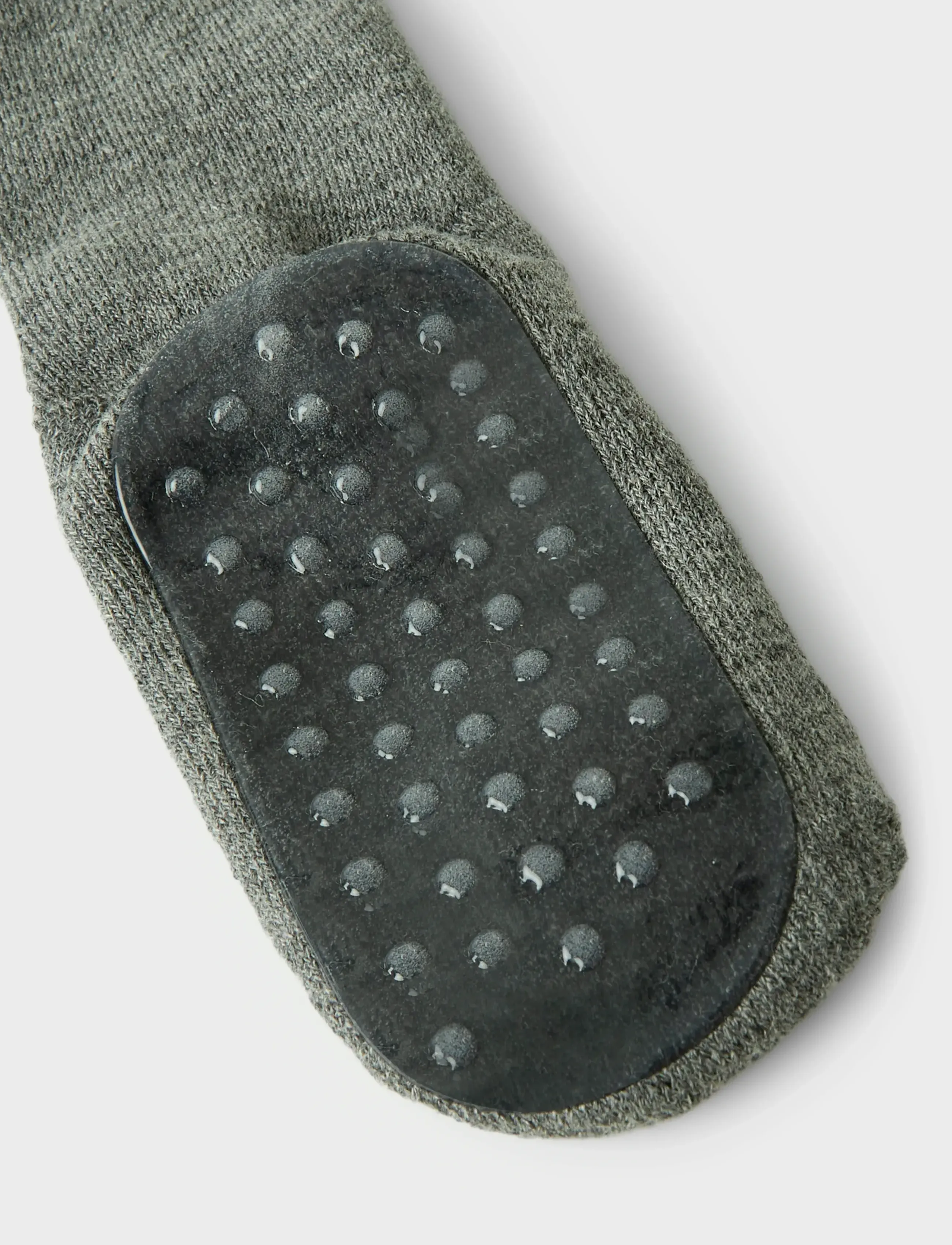 name it - NMMWAKSI WO/BL TERRY SOCK EXTRA NON SKID - antiskli sokker - dark grey melange - 3