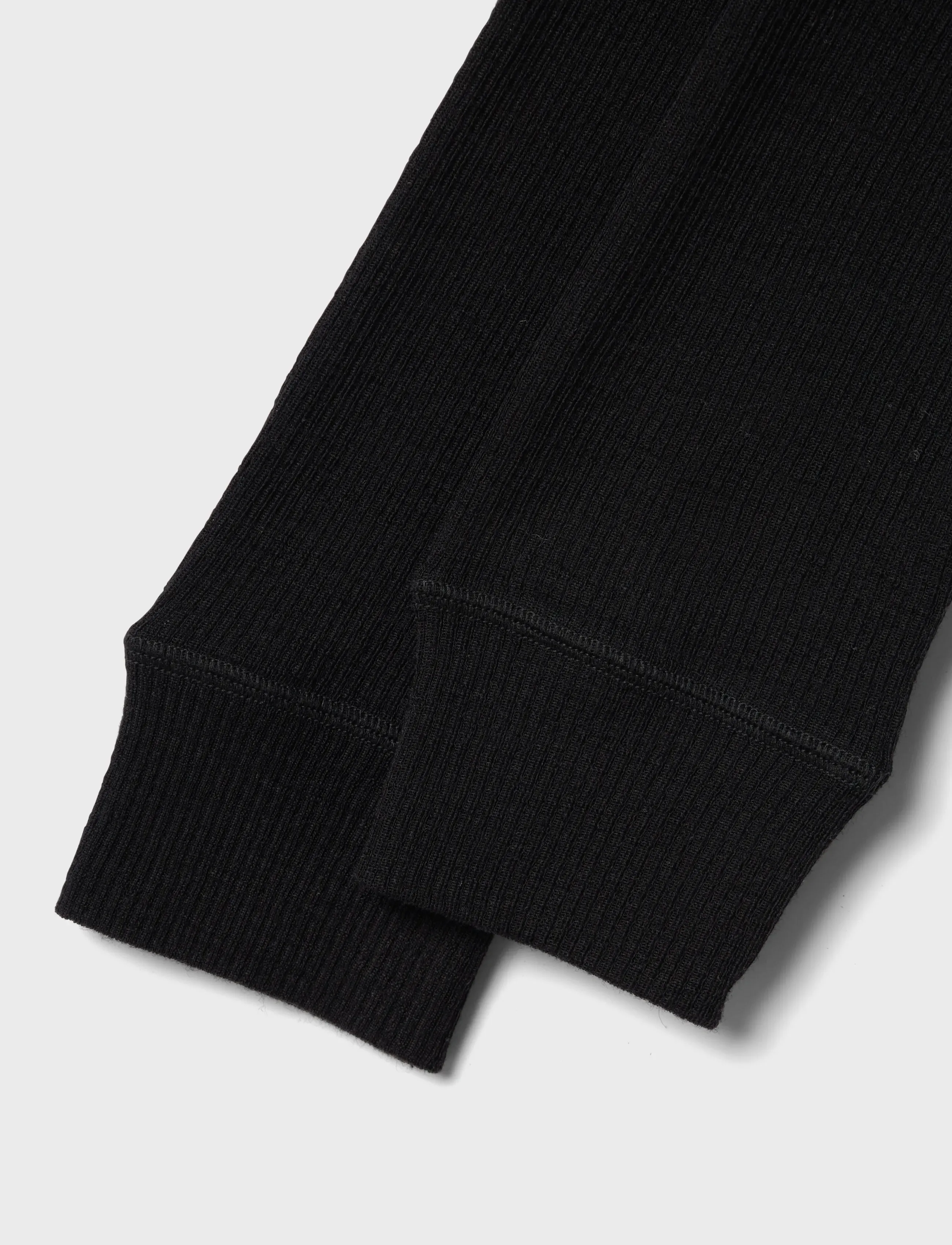 name it - NKNWAX WOOL RIB LEGGINGS - funkionsunterwäsche - hosen - black - 3