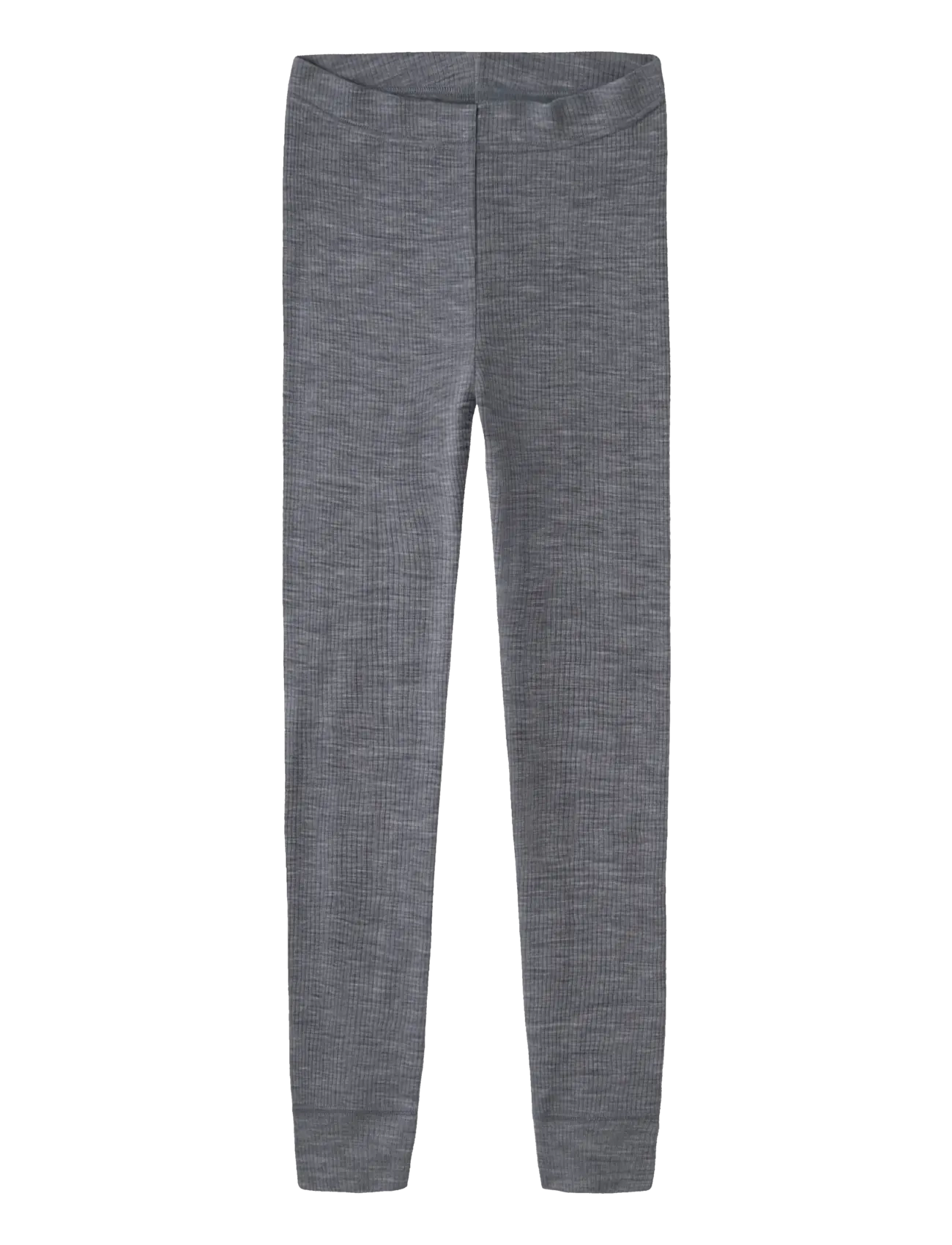 NAME IT Nknwax Wolle Rib Leggings Grau - 116 - Kinder