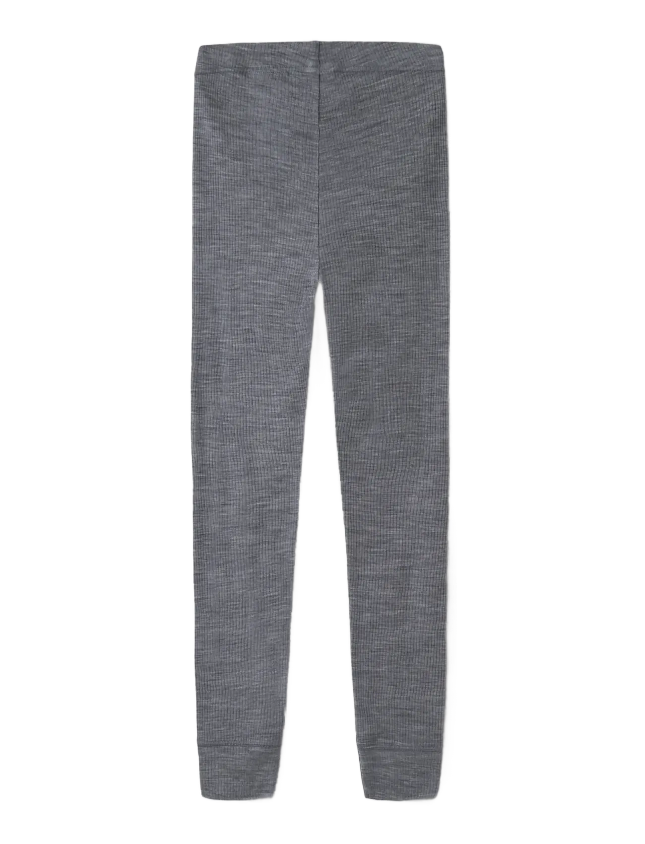 name it - NKNWAX WOOL RIB LEGGINGS - underställsbyxor - folkstone gray - 1