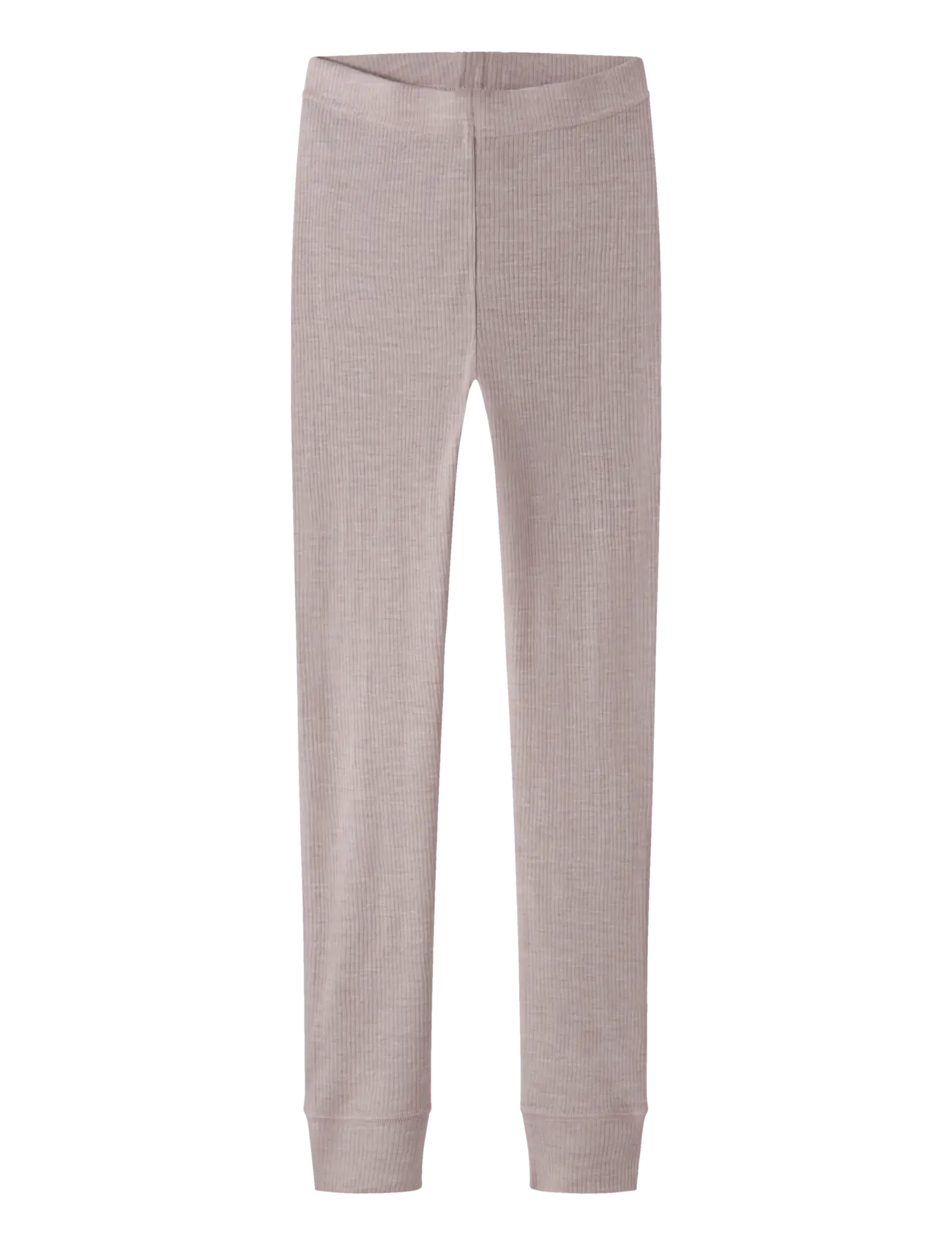 NAME IT Nknwax Wolle Rib Leggings Lila - 116 - Kinder
