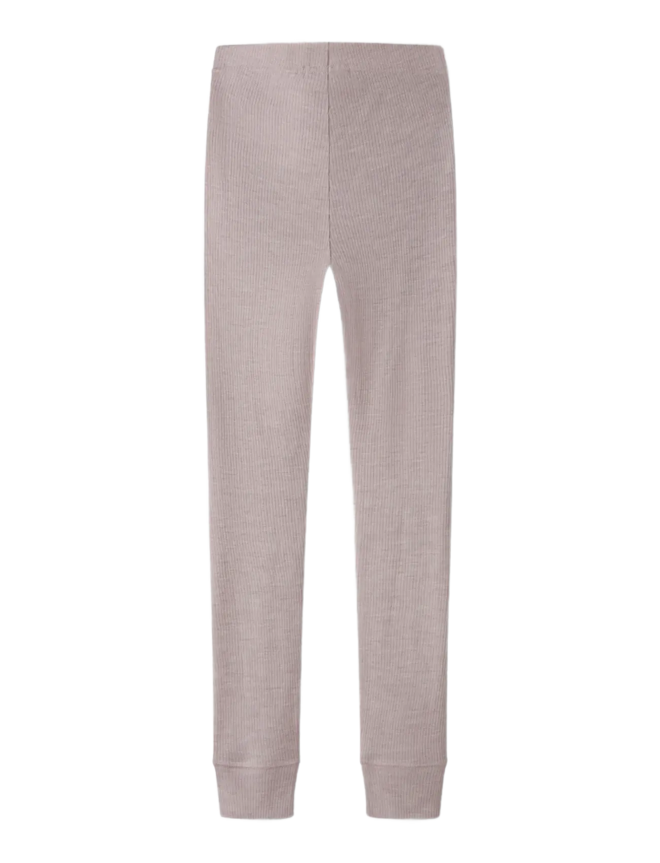 name it - NKNWAX WOOL RIB LEGGINGS - funkionsunterwäsche - hosen - violet ice - 2