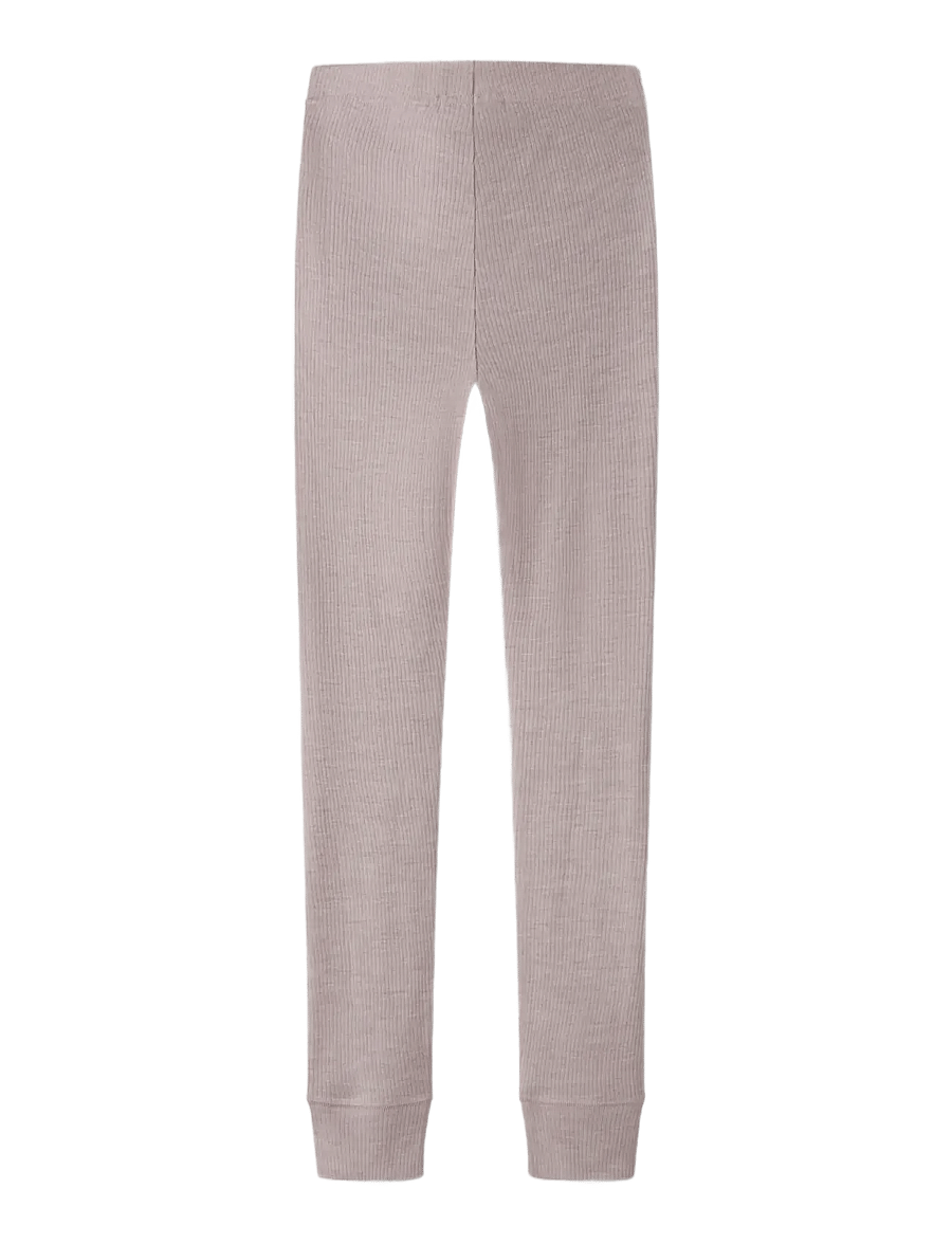 name it - NKNWAX WOOL RIB LEGGINGS - funkionsunterwäsche - hosen - violet ice - 2
