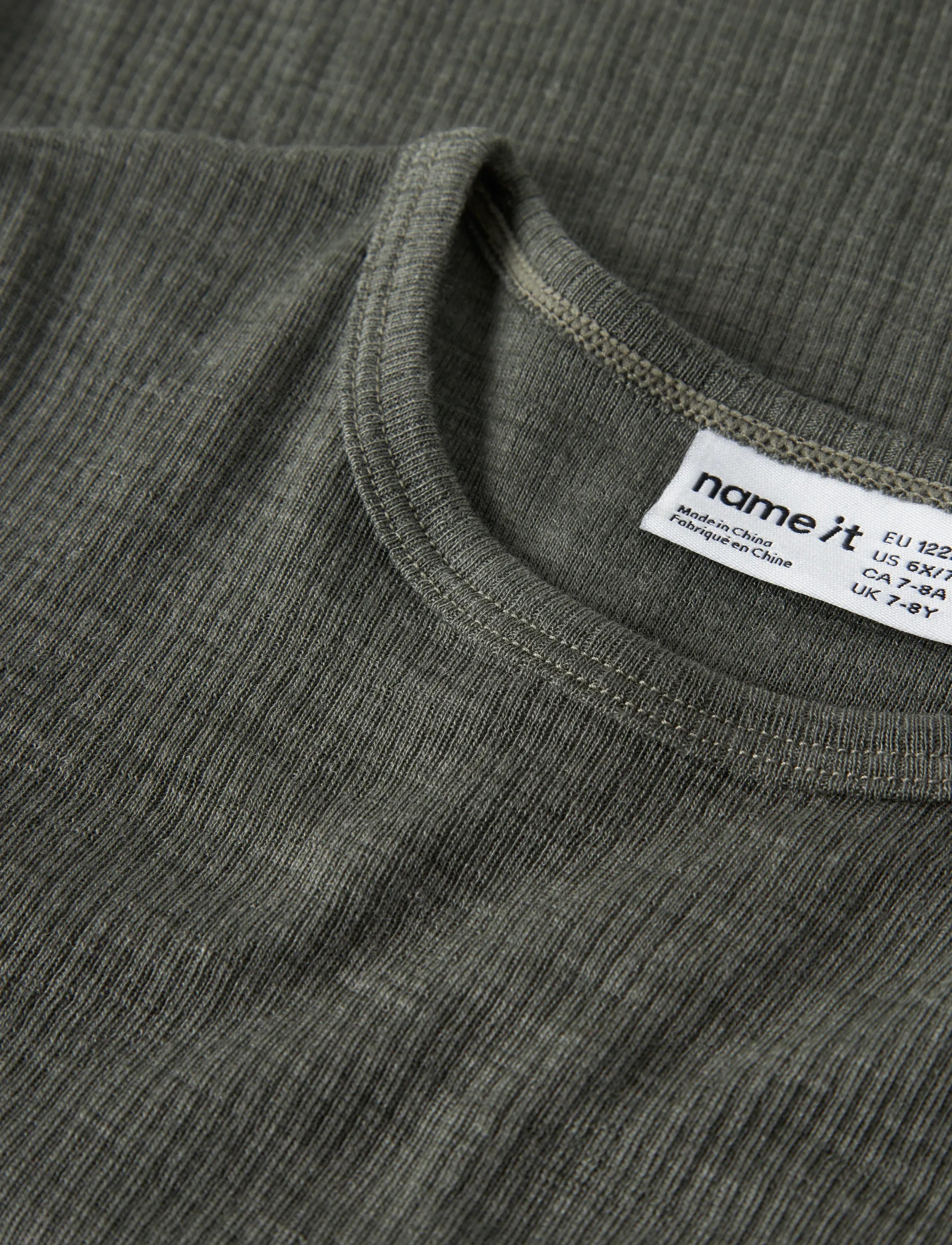 name it - NKNWAX WOOL RIB LS TOP - pikkade varrukatega t-särgid - mulled basil - 2