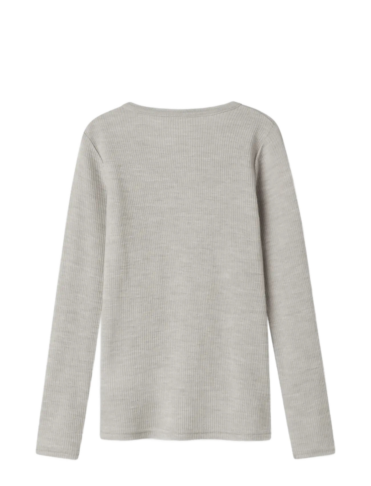 name it - NKNWAX WOOL RIB LS TOP - underställströjor - nacreous cloud - 2