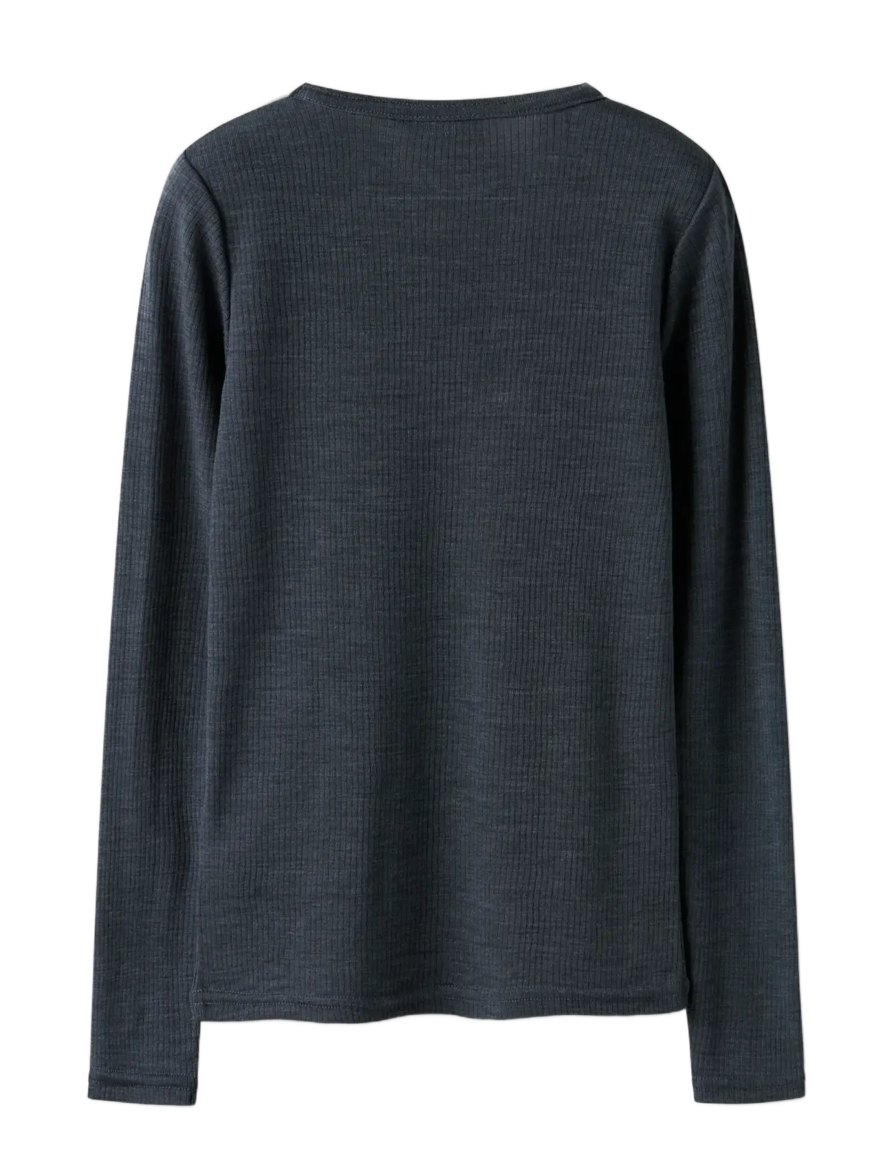 name it - NKNWAX WOOL RIB LS TOP - långärmade t-shirts - ombre blue - 2