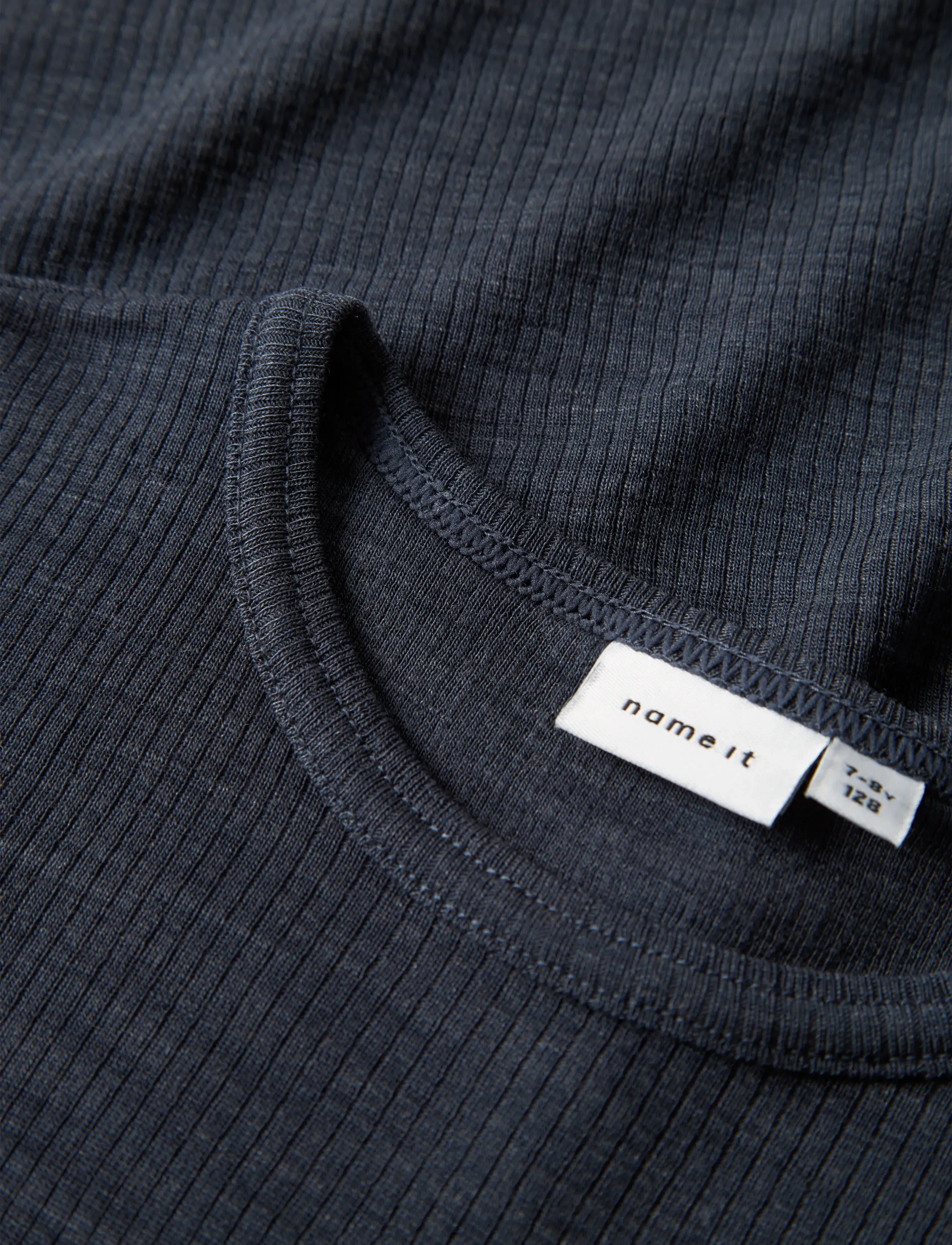 name it - NKNWAX WOOL RIB LS TOP - långärmade t-shirts - ombre blue - 3