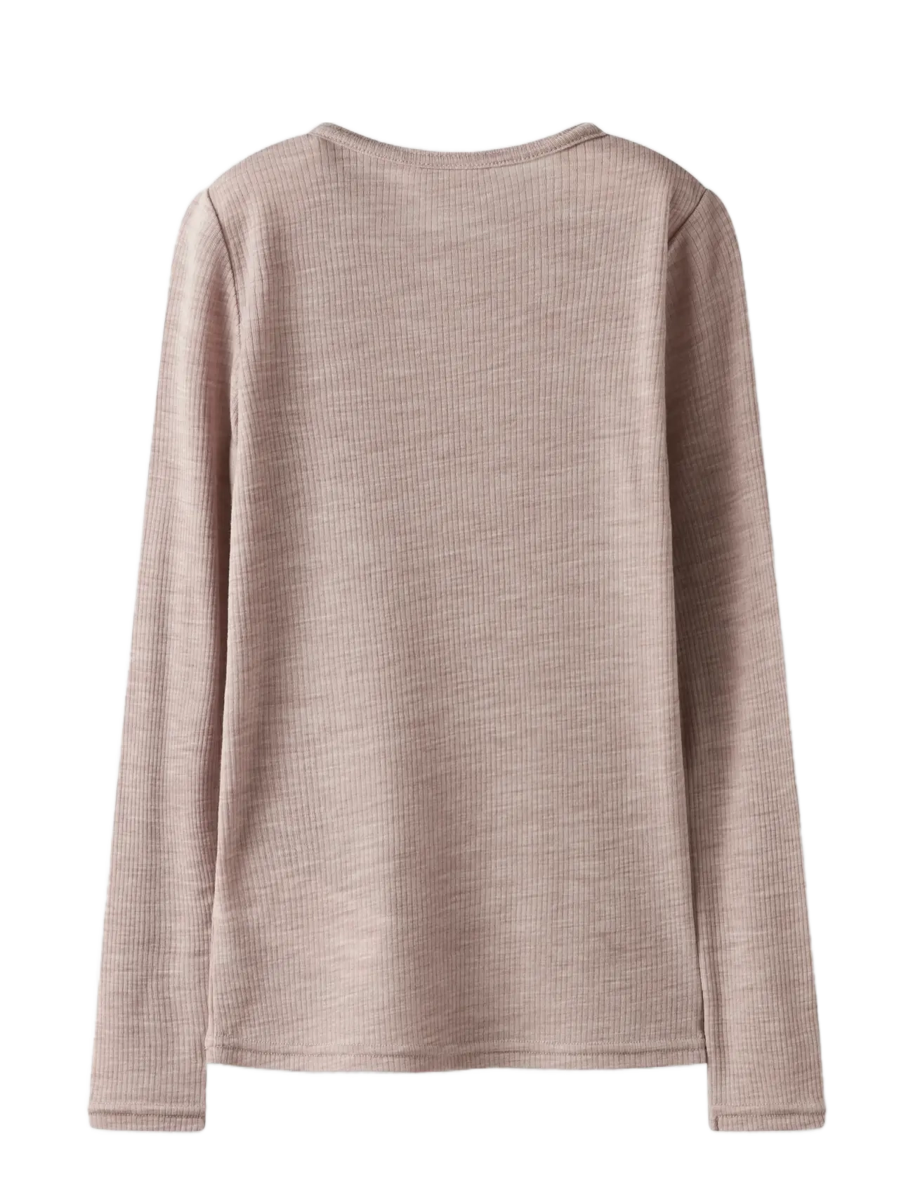 name it - NKNWAX WOOL RIB LS TOP - langärmelig - shadow gray - 3