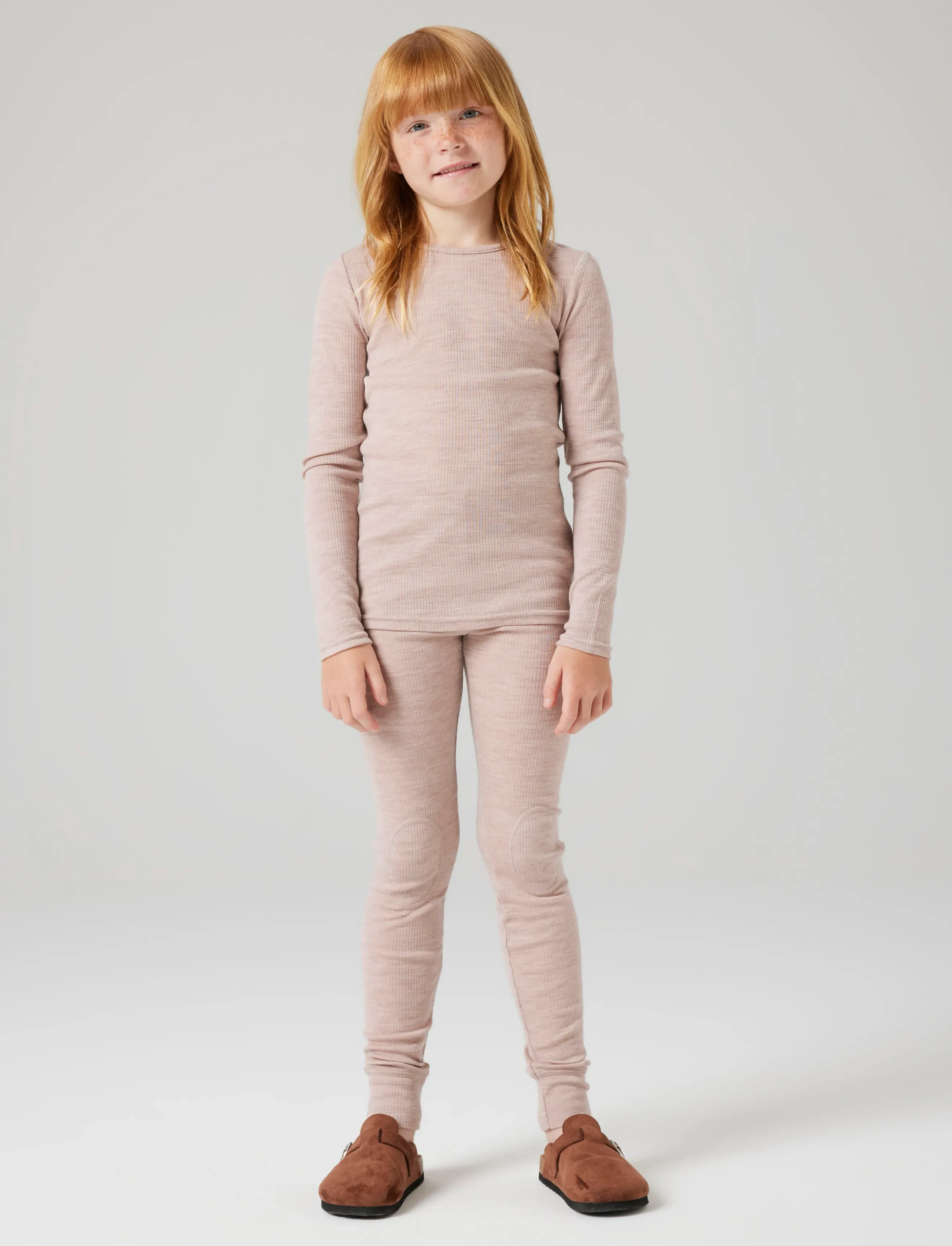 name it - NKNWAX WOOL RIB LS TOP - t-shirts - shadow gray - 4