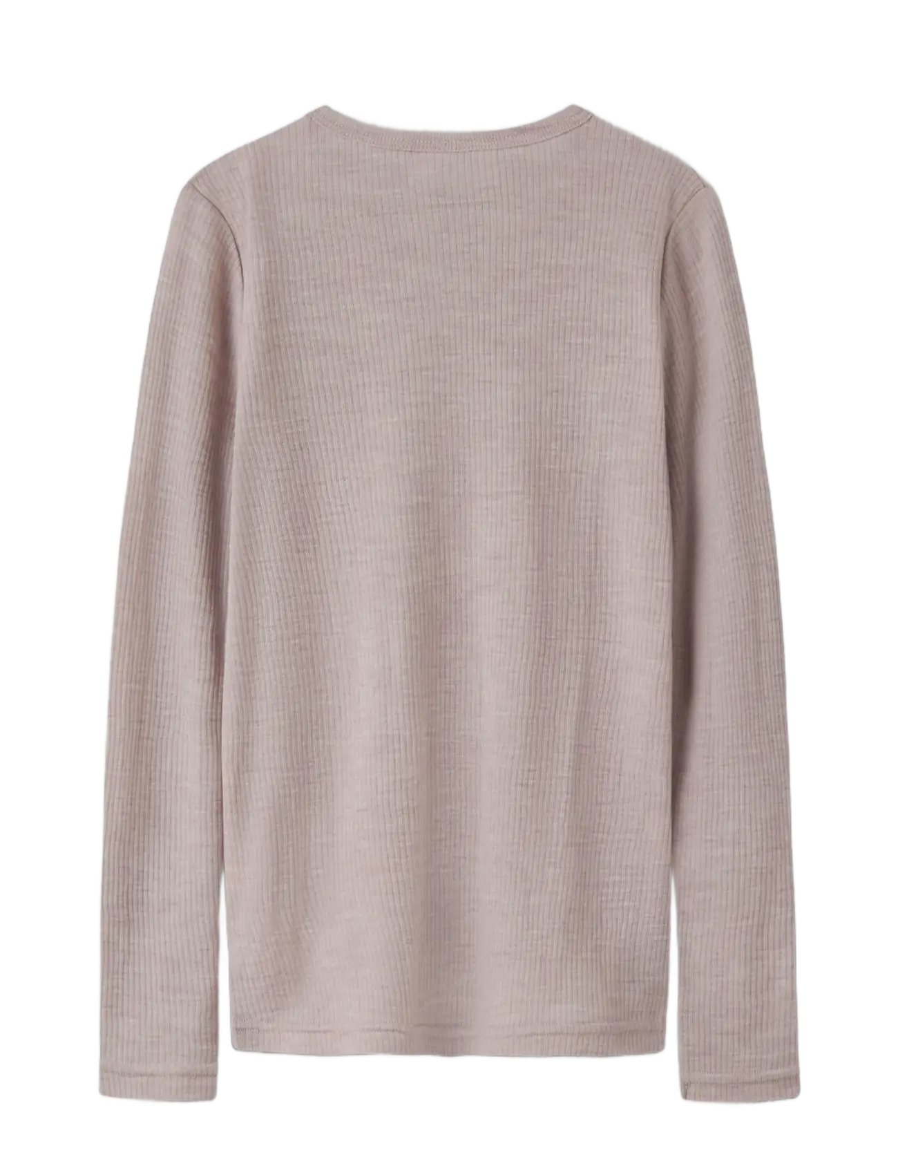 name it - NKNWAX WOOL RIB LS TOP - pikkade varrukatega t-särgid - violet ice - 2