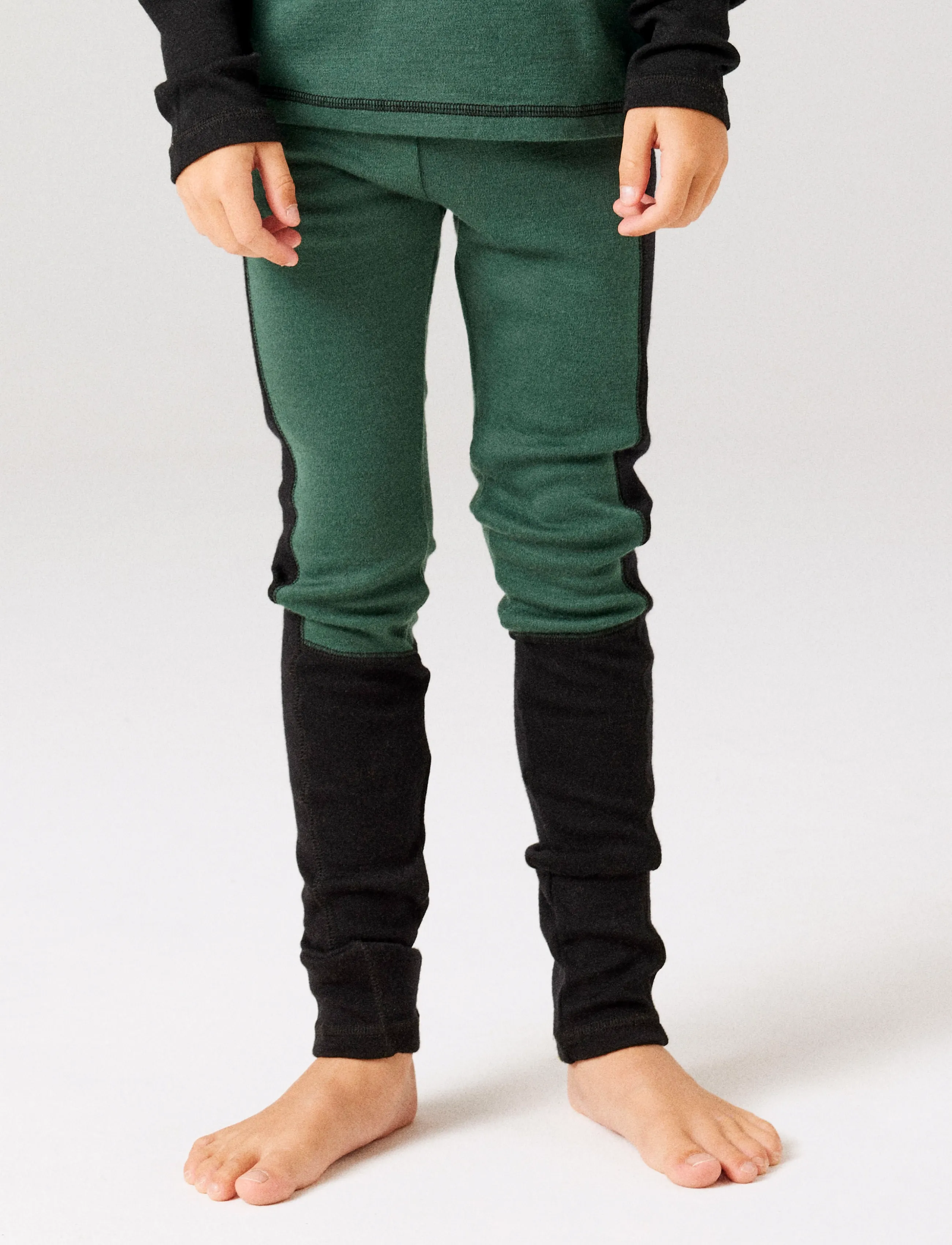 name it - NKMWILLO WOOL LONGJOHN - jungle green - 2