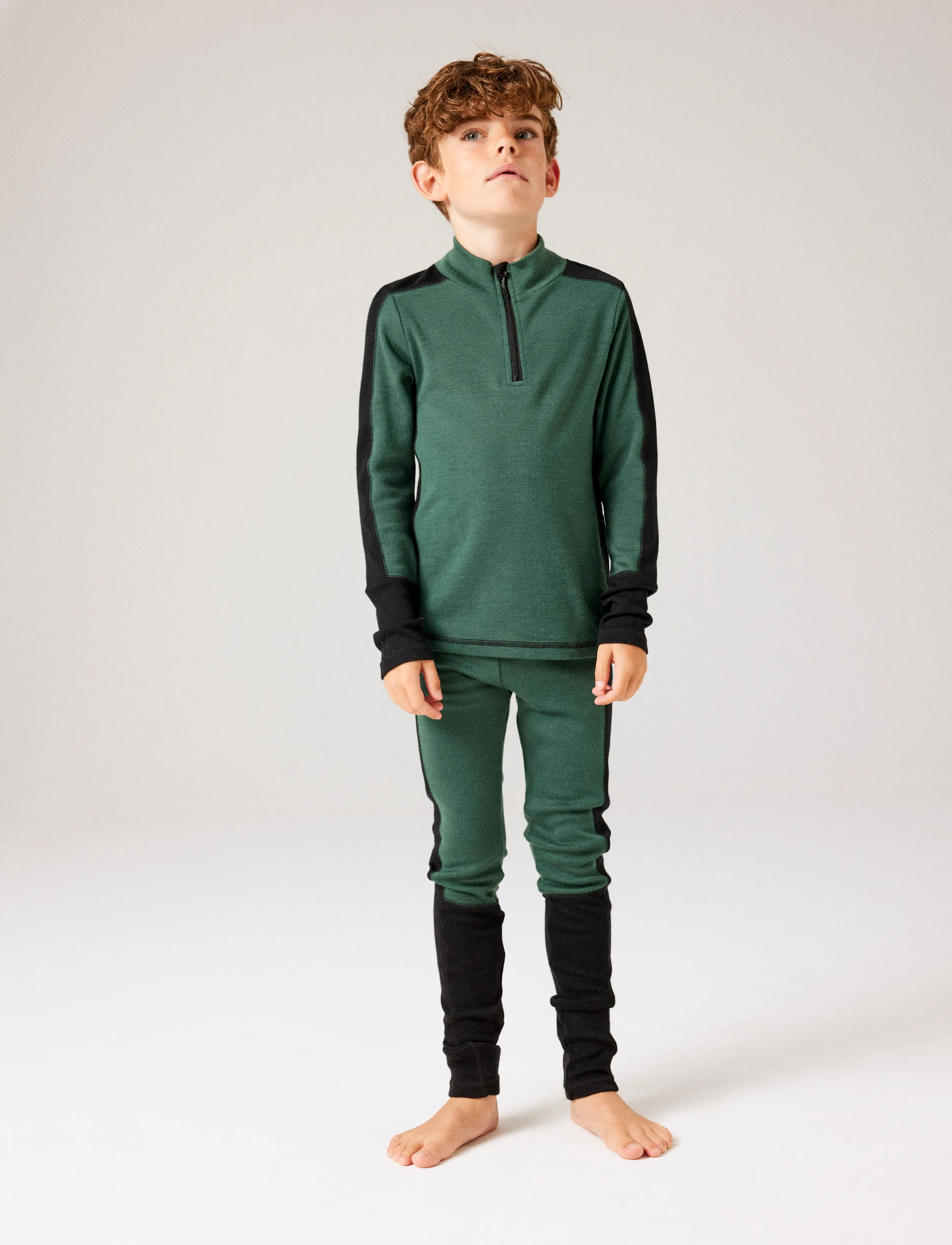 name it - NKMWILLO WOOL LONGJOHN - jungle green - 3