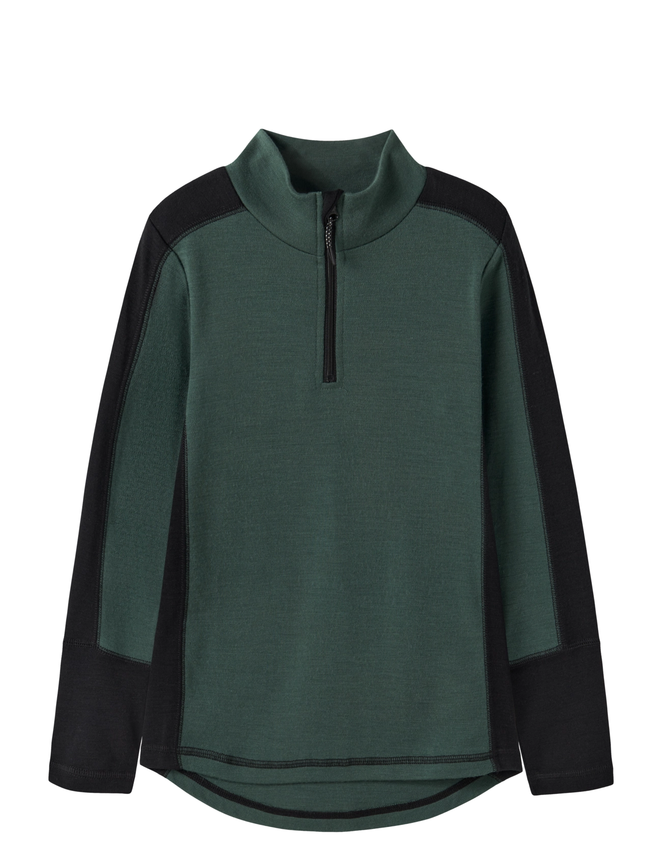 name it NKMWILLO WOOL LS TURTLE - Baselayer overdele - JUNGLE GREEN / green