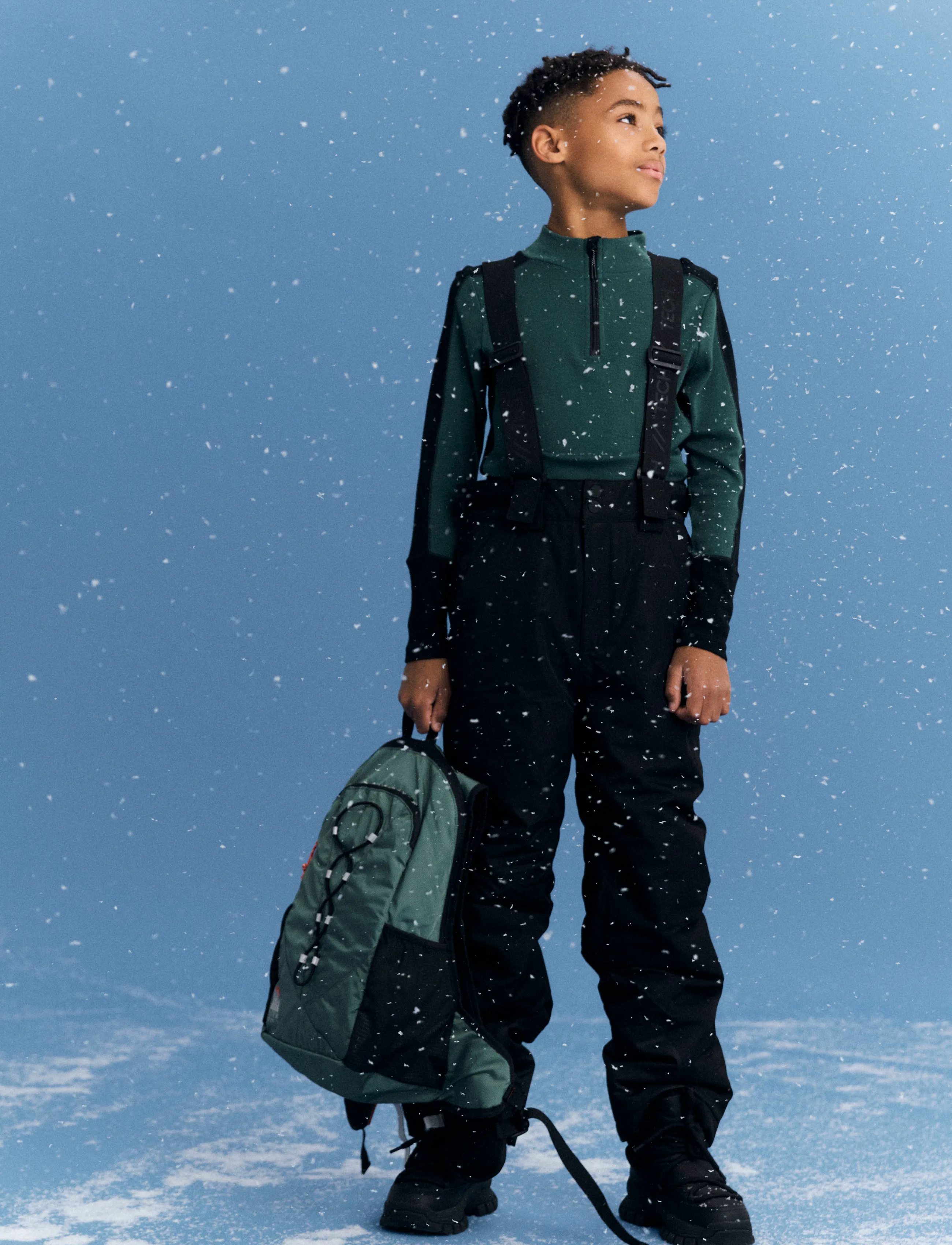 name it - NKMWILLO WOOL LS TURTLE - sportstoppe - jungle green - 3