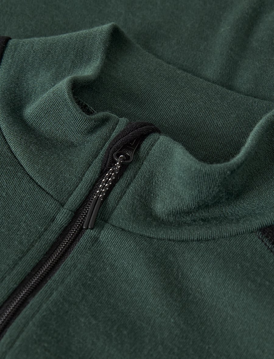 name it - NKMWILLO WOOL LS TURTLE - sportstoppe - jungle green - 5