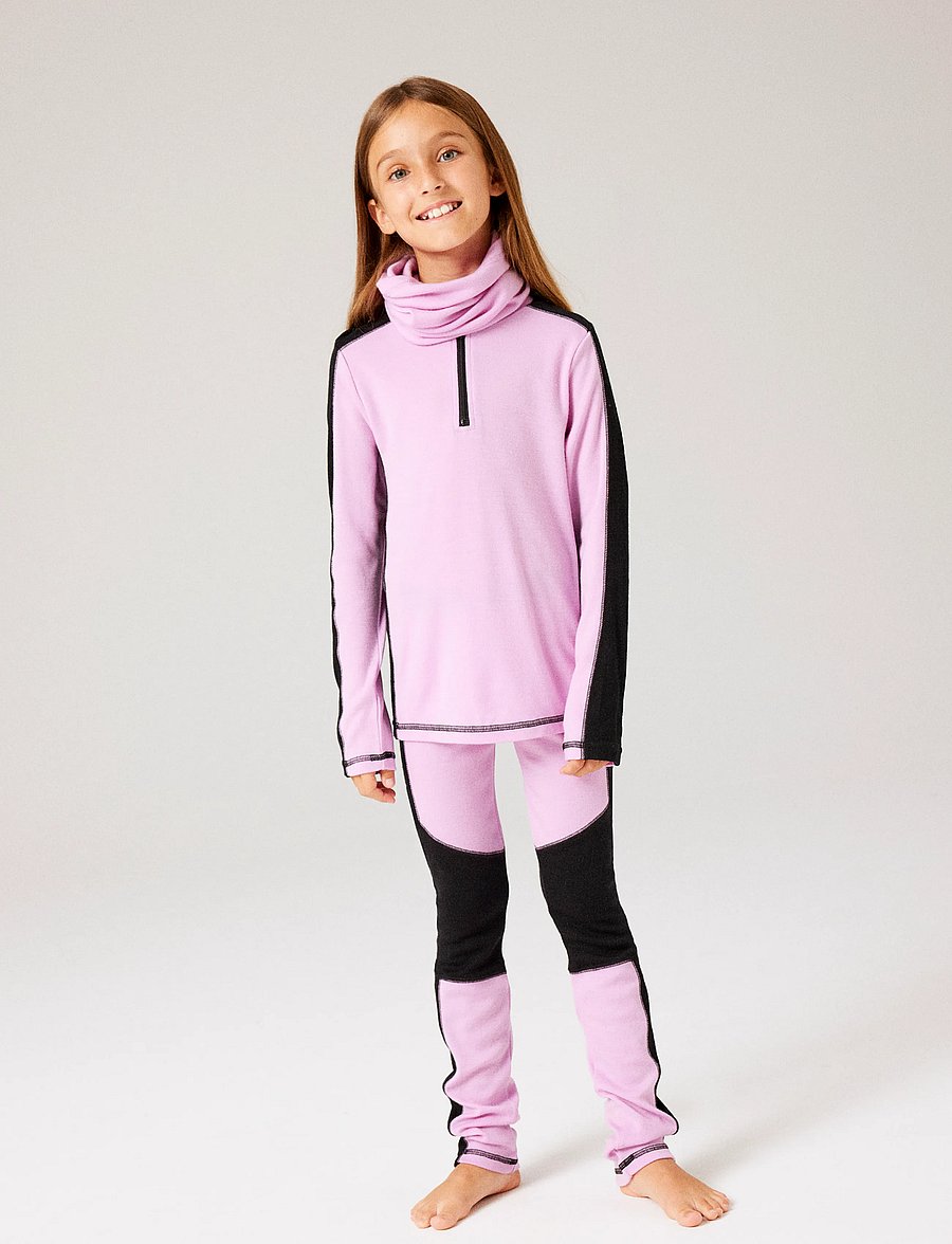 name it - NKFWILLO WOOL LEGGING - funkionsunterwäsche - hosen - phalaenopsis - 3