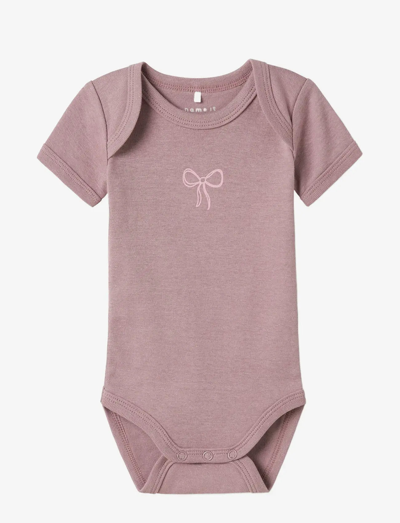 name it - NBFBODY 3P SS BARELY PINK BOW NOOS - multipack bodies - barely pink - 3
