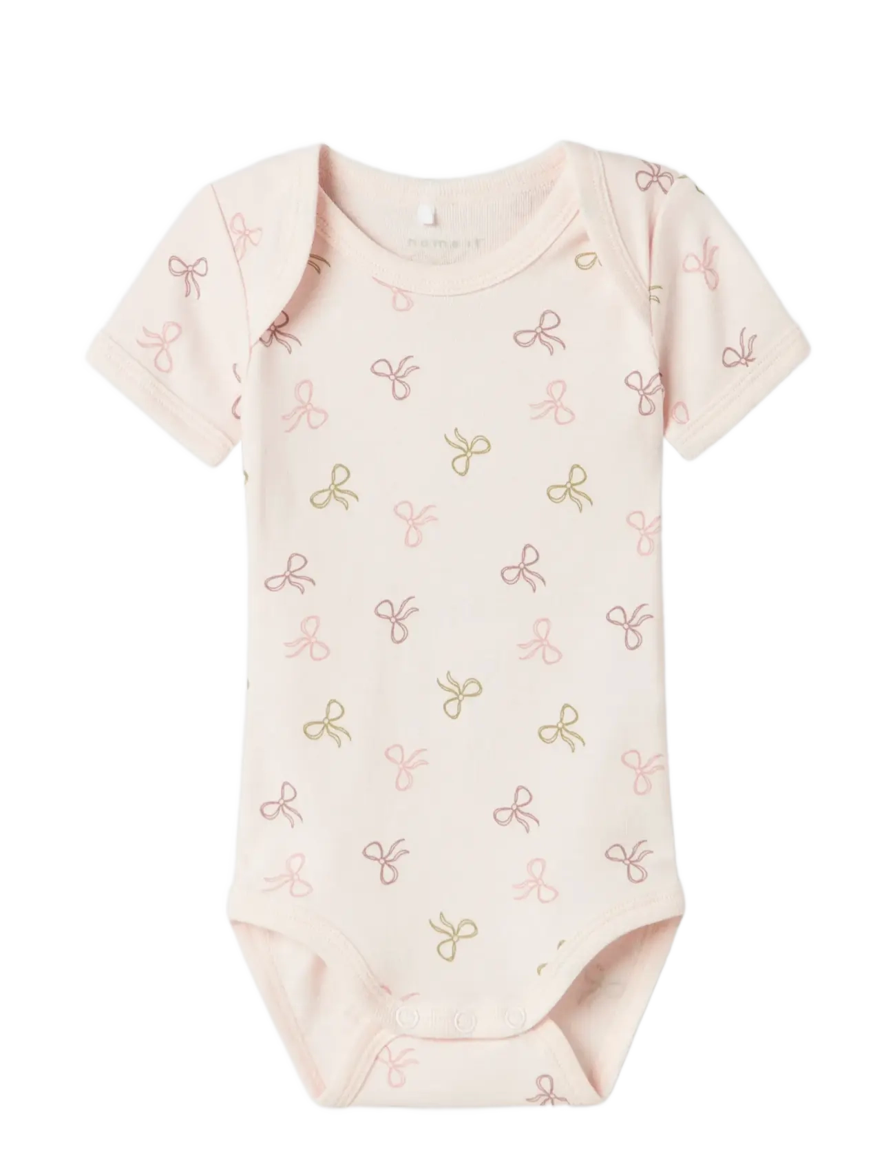 name it - NBFBODY 3P SS BARELY PINK BOW NOOS - barely pink - 4