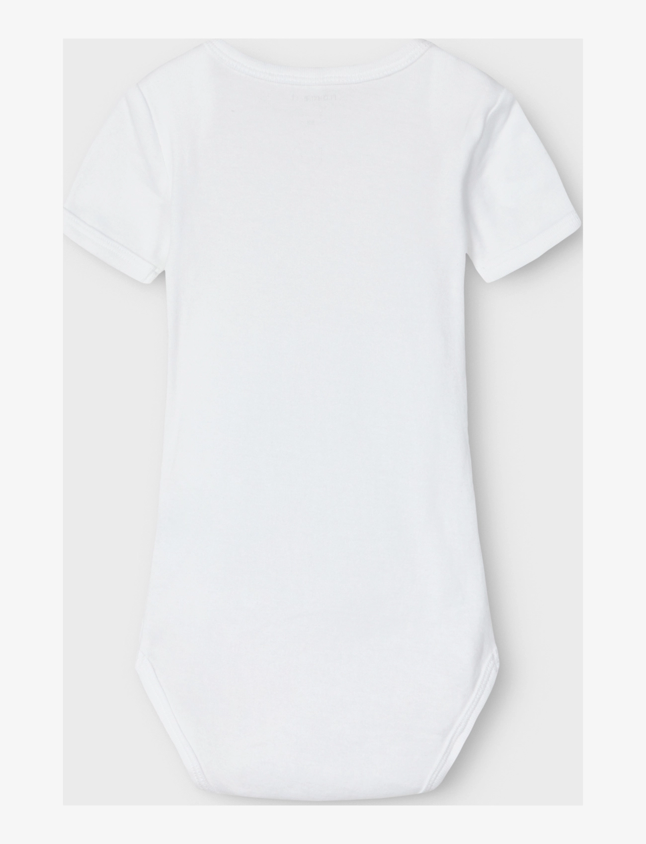 name it - NBNBODY 3P SS SOLID WHITE 4 NOOS - bodide mitmikpakk - bright white - 1