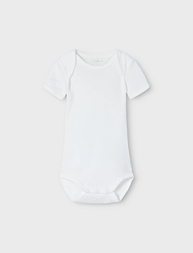 name it - NBNBODY 3P SS SOLID WHITE 4 NOOS - bodysetit - bright white - 3