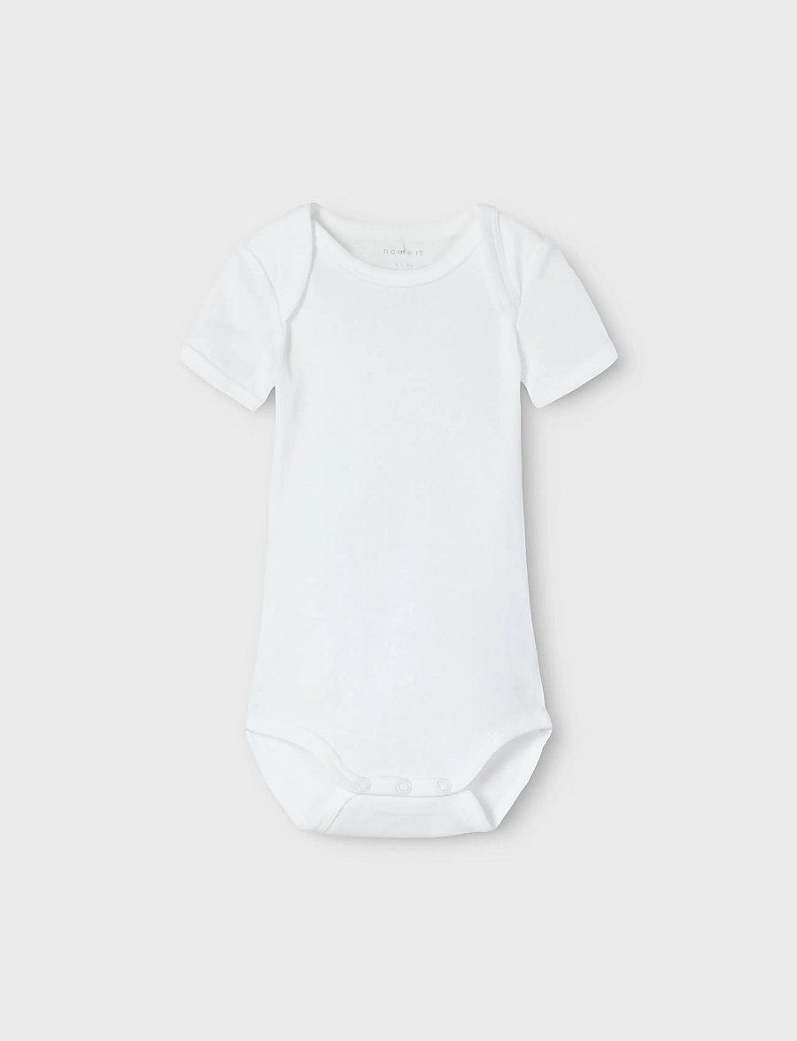 name it - NBNBODY 3P SS SOLID WHITE 4 NOOS - bodide mitmikpakk - bright white - 3
