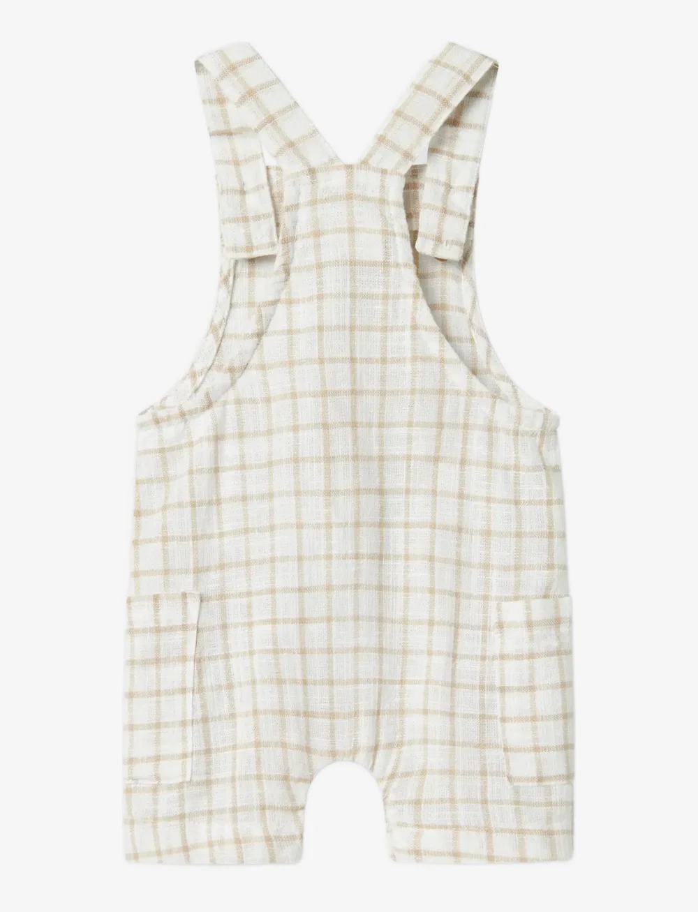 name it - NBMHALOM SHORT OVERALL - tunked - bright white - 1