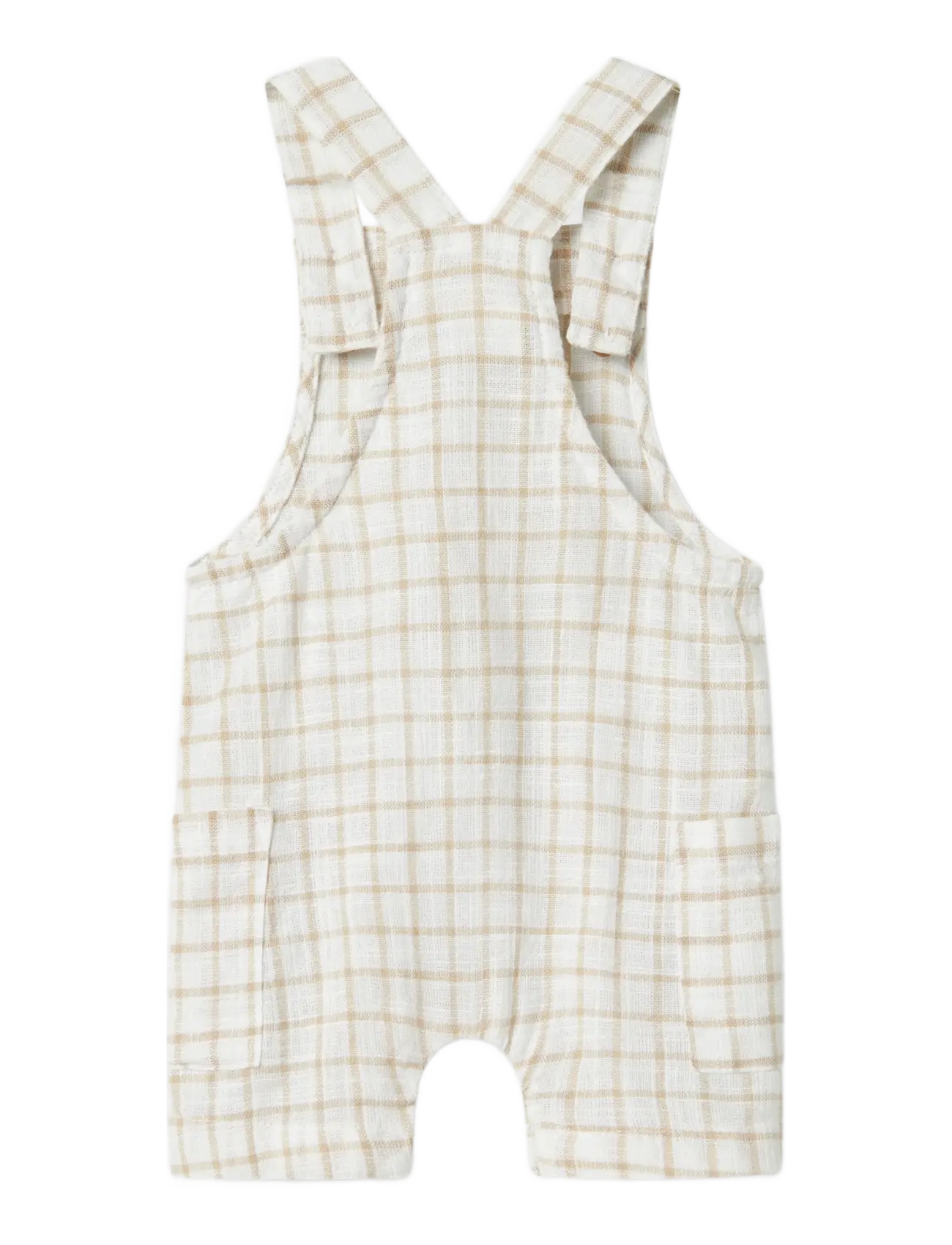 name it - NBMHALOM SHORT OVERALL - bright white - 1