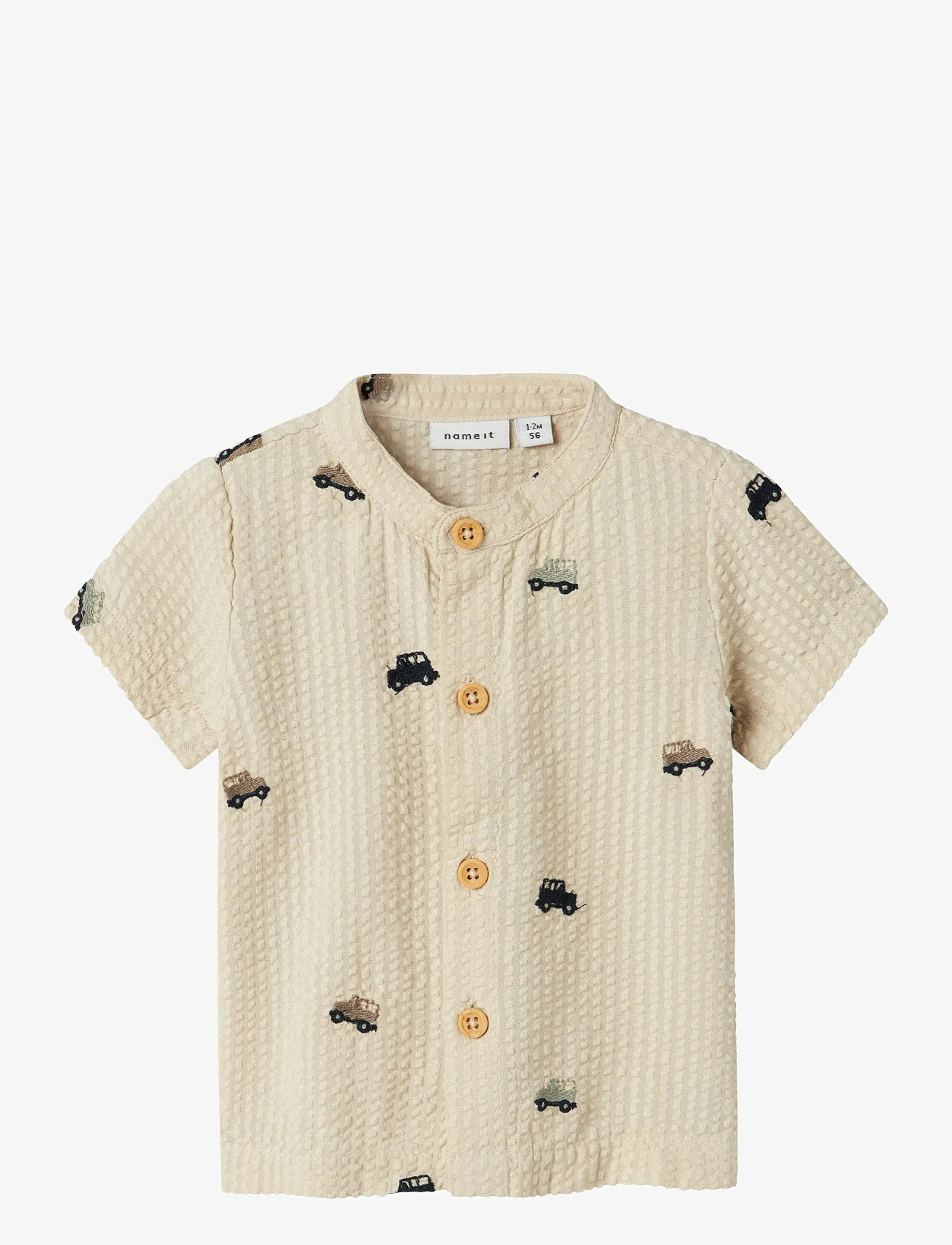 name it - NBMHAFFI SS SHIRT - short-sleeved shirts - peyote - 0