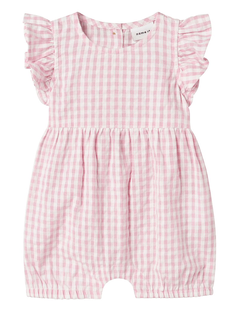 name it - NBFHALMI SUNSUIT - kurzärmelig - cameo pink - 0