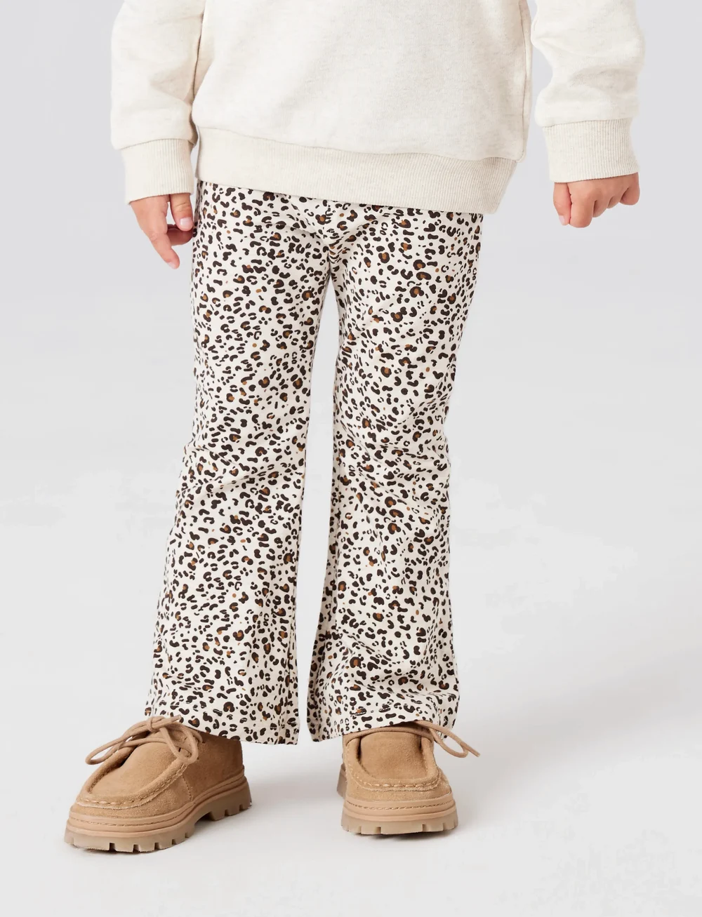 name it - NMFODA FLARE LEGGING - leggings - peyote melange - 0