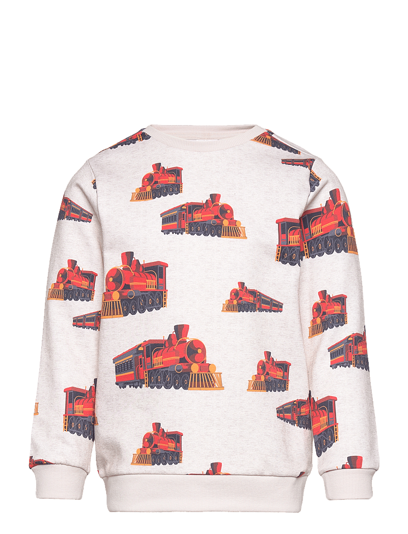 name it - NMMORMAN LS SWE BRU - peysur - peyote melange - 1