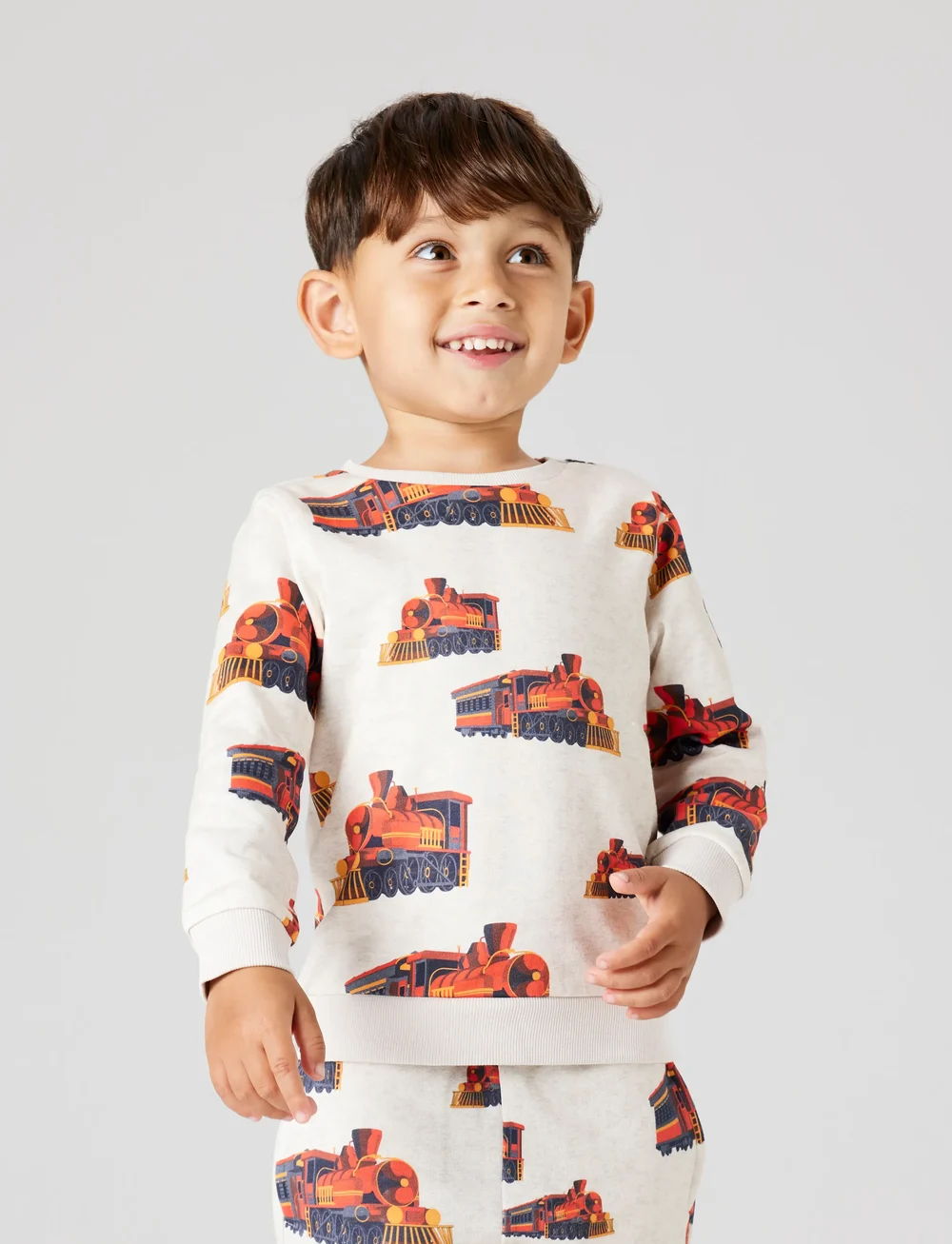 name it - NMMORMAN LS SWE BRU - sweatshirts - peyote melange - 0