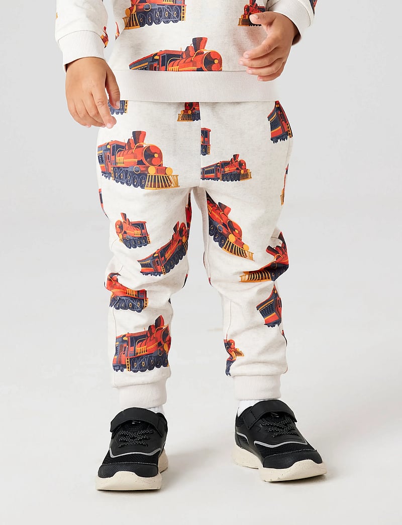 name it - NMMORMAN SWE PANT BRU - sweatpants - peyote melange - 0