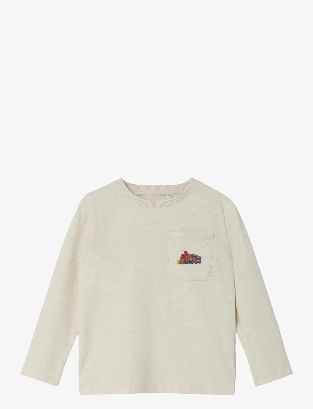 name it - NMMFOLAN LS TOP - langærmede t-shirts - peyote melange - 0