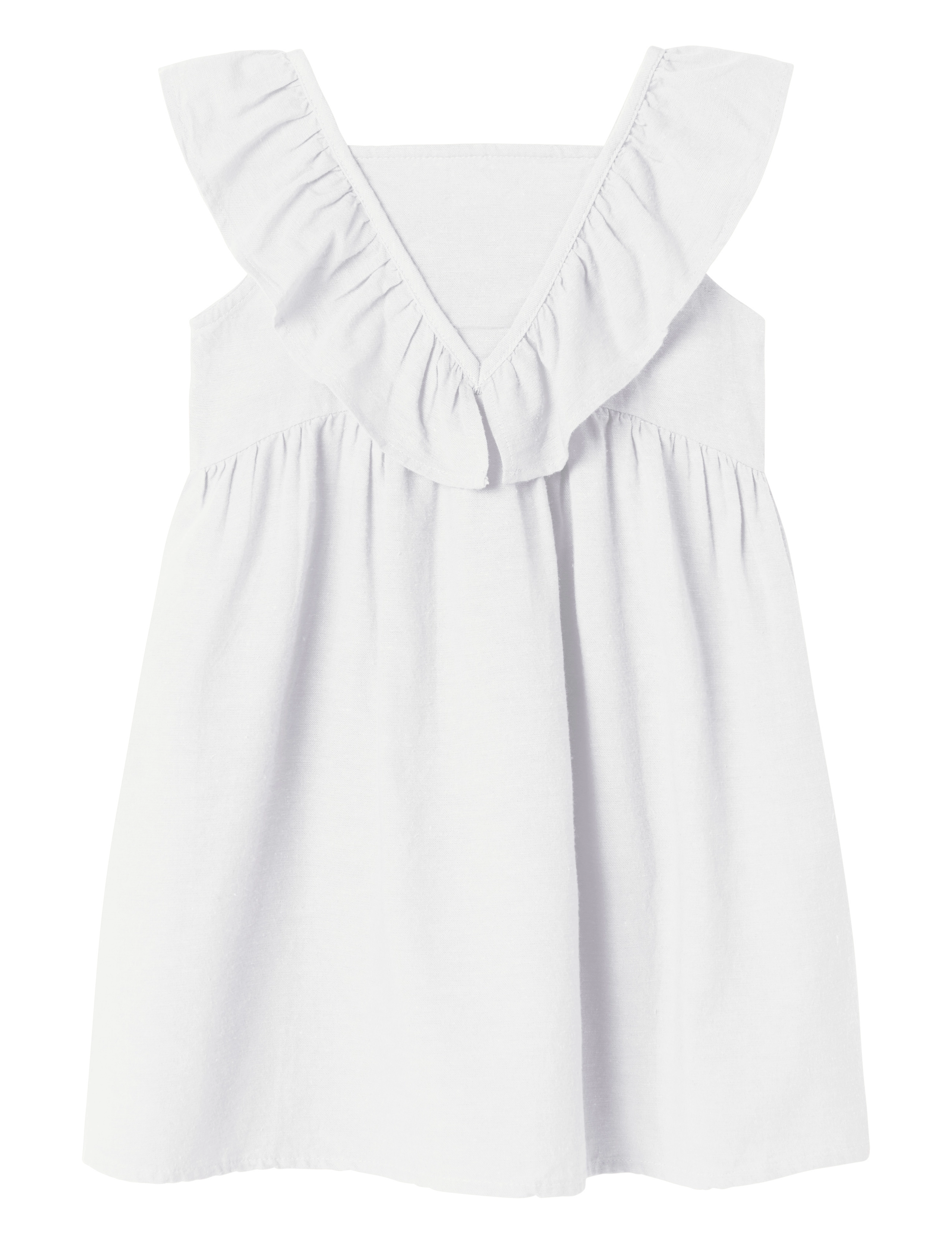 NAME IT Nmfhanadya Capsl Kleid Weiß - 116 - Kinder