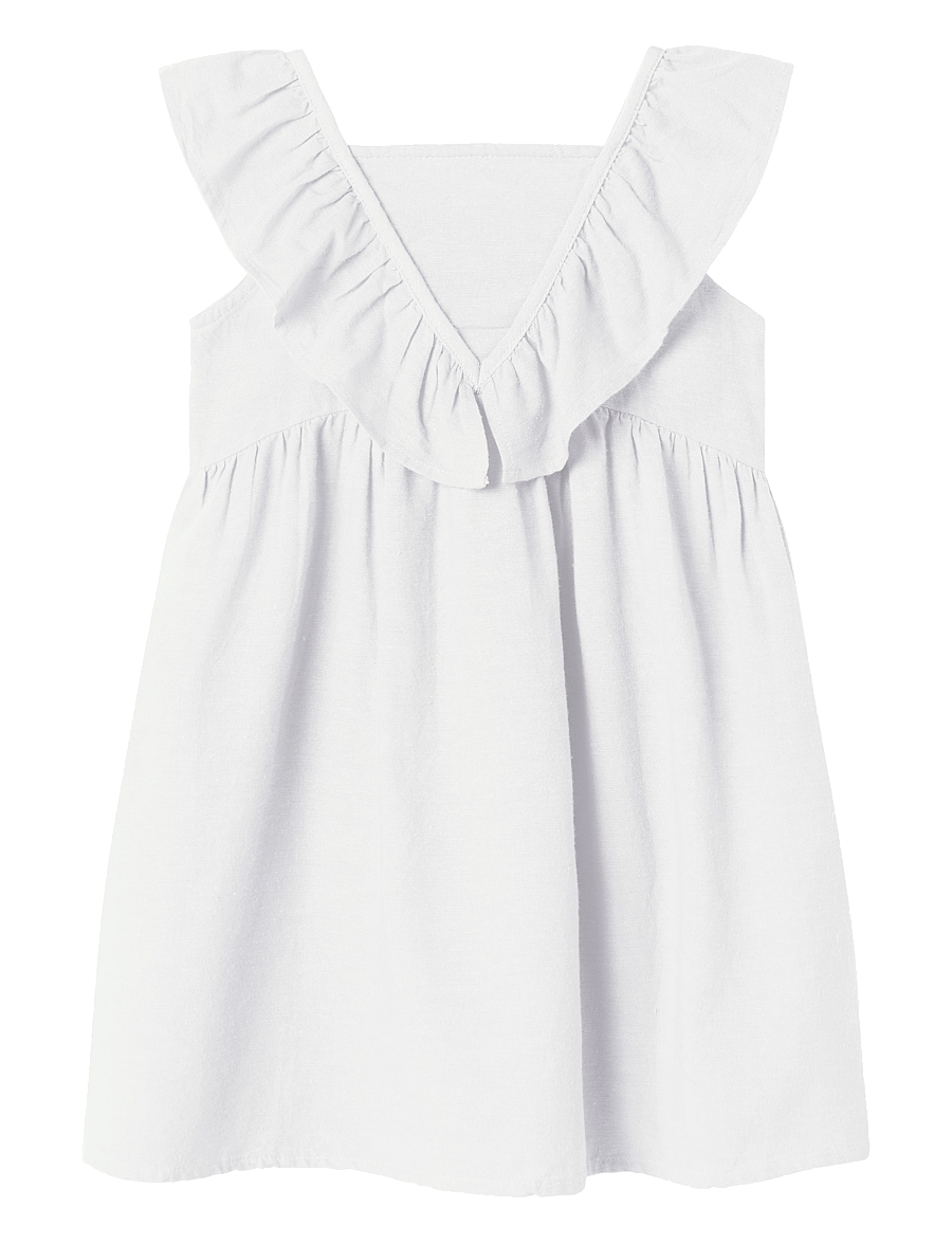 name it - NMFHANADYA CAPSL DRESS - Ärmellose freizeitkleider - bright white - 0