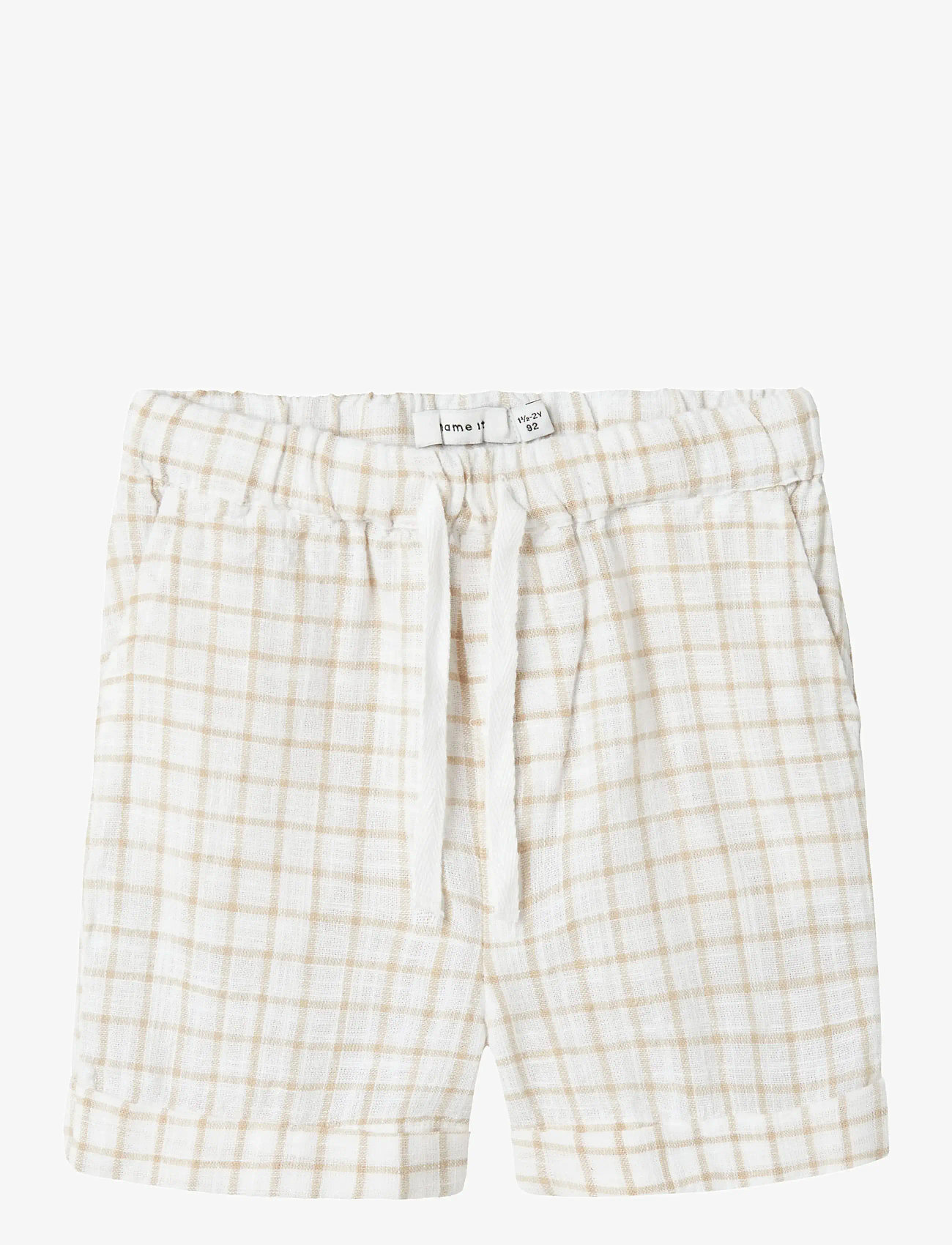 name it NMMHALOM NREG SHORTS BOX - Shorts - BRIGHT WHITE / white